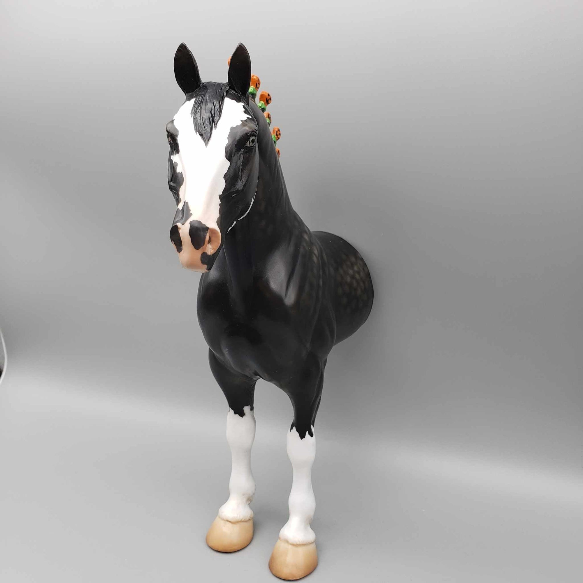 Dullahan OOAK Dapple Black Half Standing Drafter Wall Decor By Jess Hamill Moonlight Madness 2023 MM23