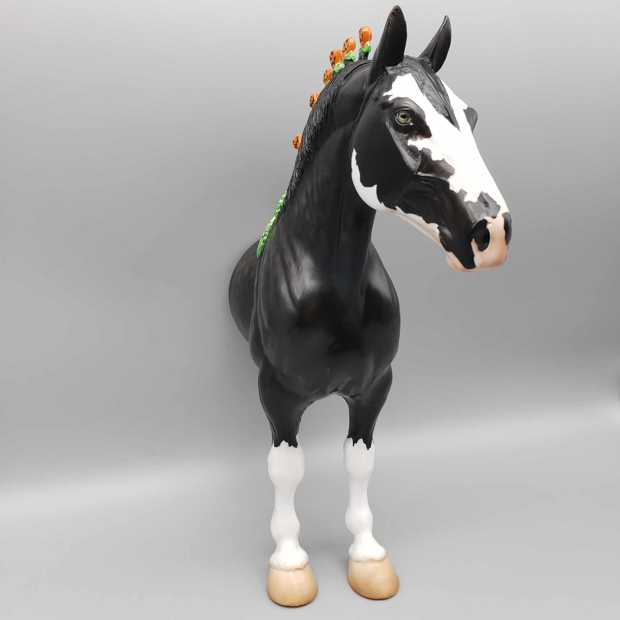 Dullahan OOAK Dapple Black Half Standing Drafter Wall Decor By Jess Hamill Moonlight Madness 2023 MM23