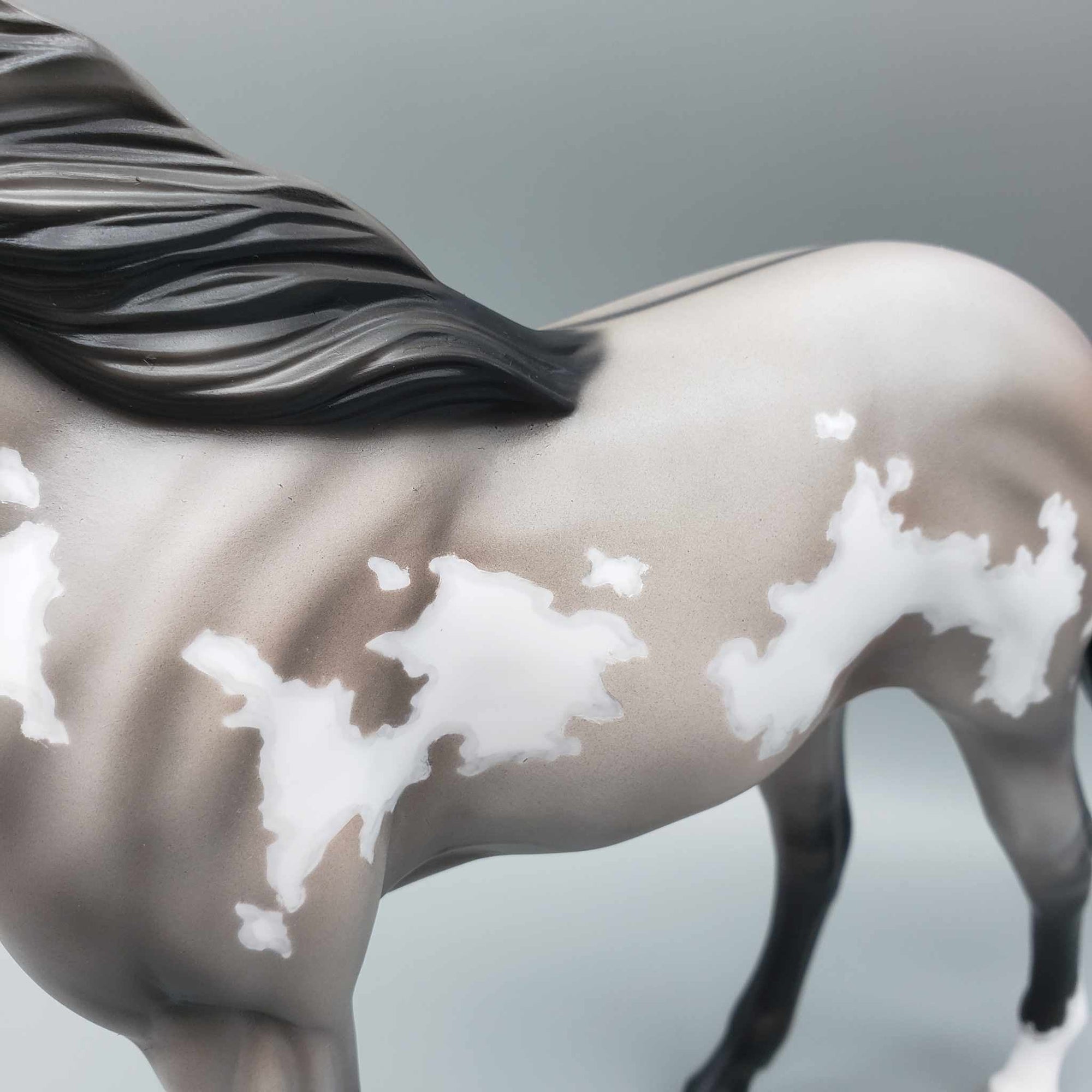 A Break In The Storm OOAK Grulla Overo Mustang By Jess Hamill Holiday Sale HS23