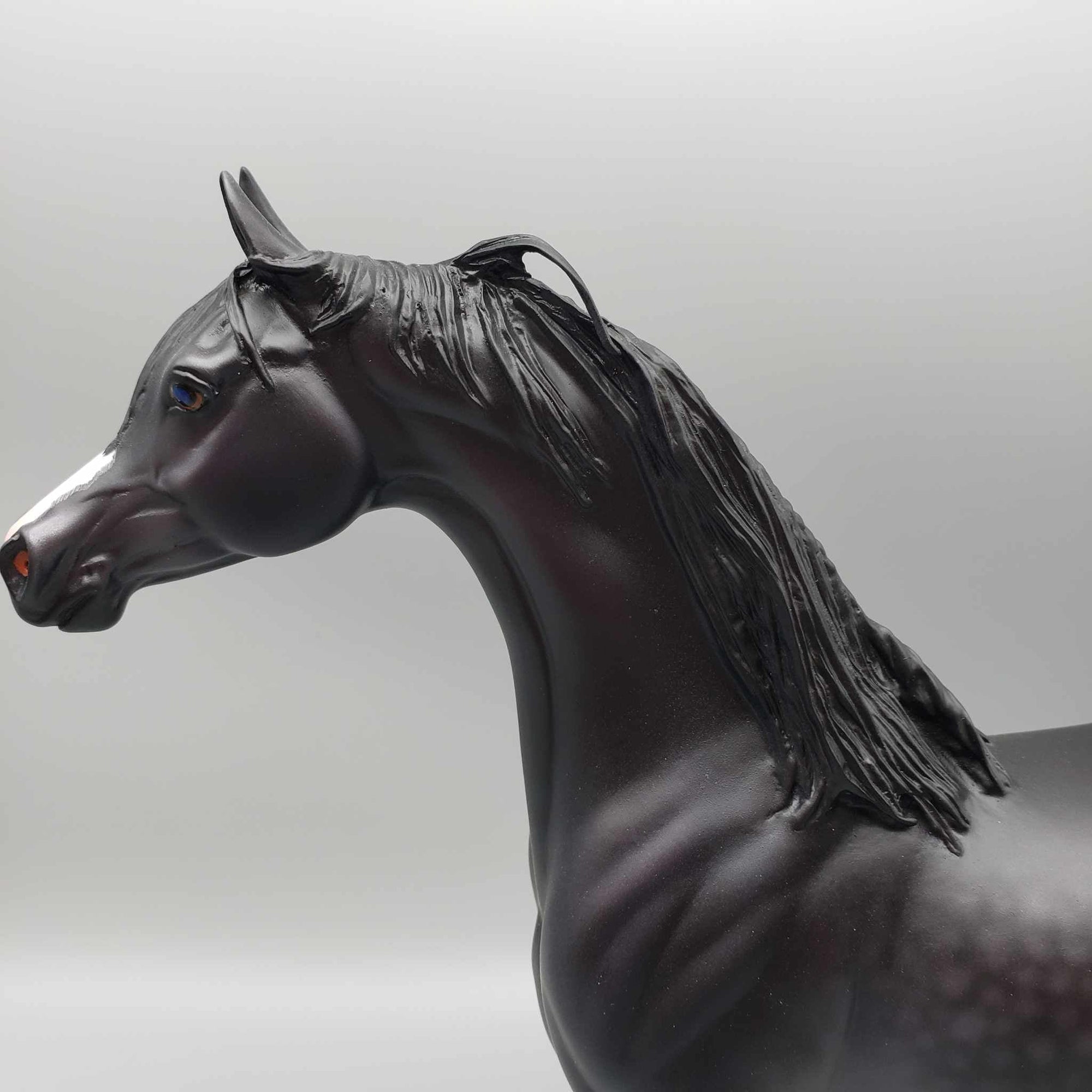 Black Bullet OOAK Dappled Black Arab Stallion By Caroline Boydston Best Offer 11/13/23