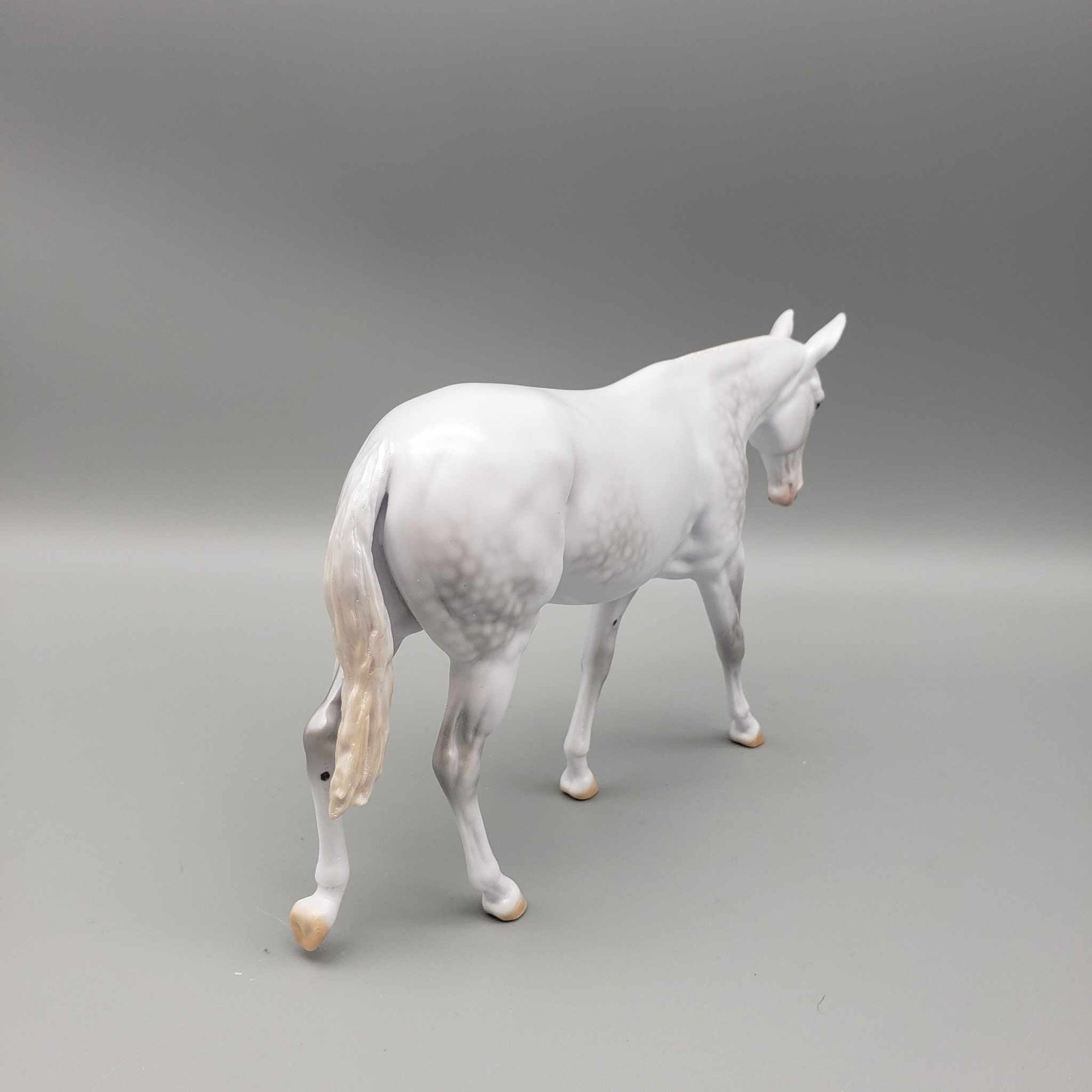 Snowball Limited Edition 22 Dapple Grey Pebble Mule Dinner Model for Holiday Event Dinner 2023 By Ellen Robbins Holiday Sale HS23