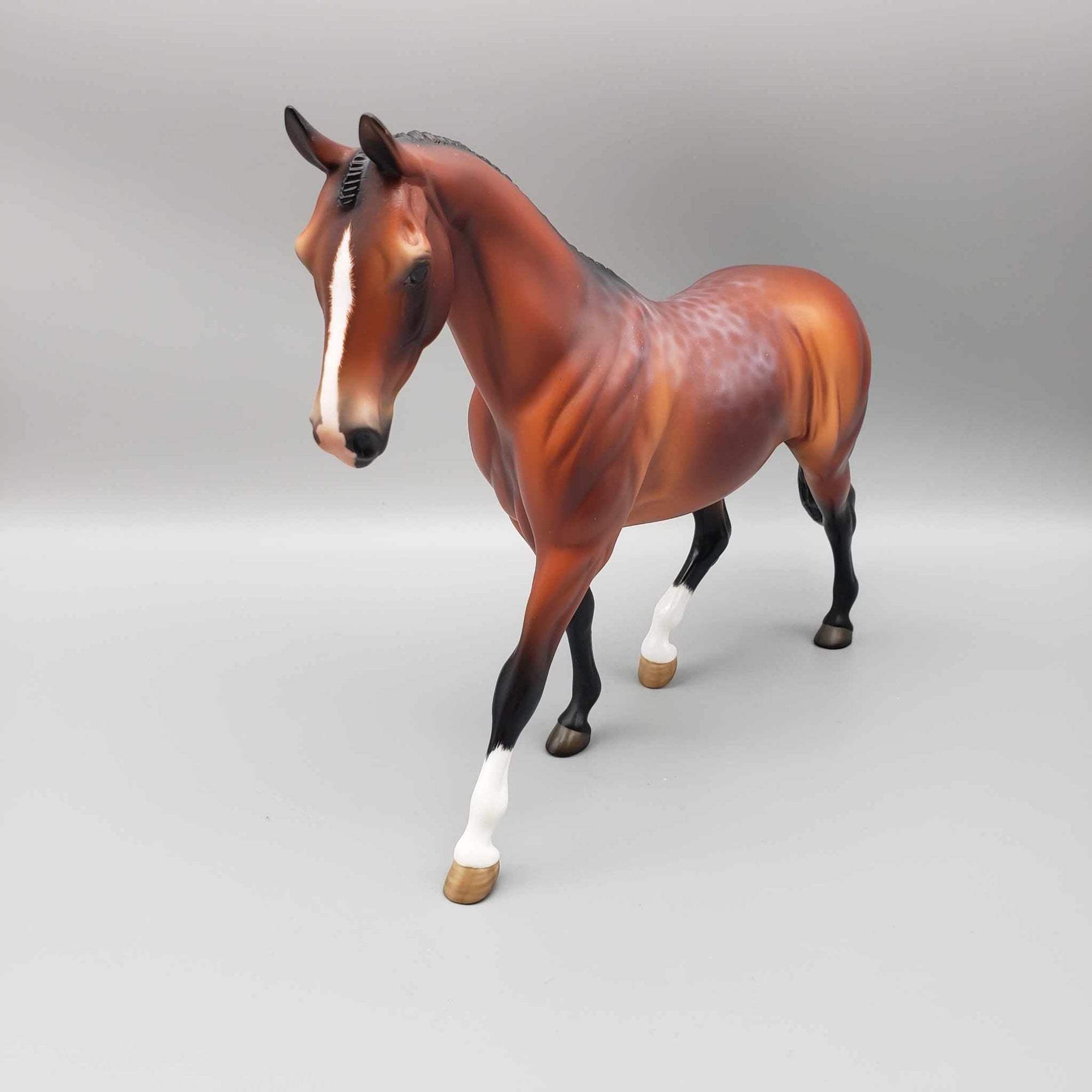 Honey Ham OOAK Reverse Dappled Bay Pony by Angela Marleau Holiday Sale HS23