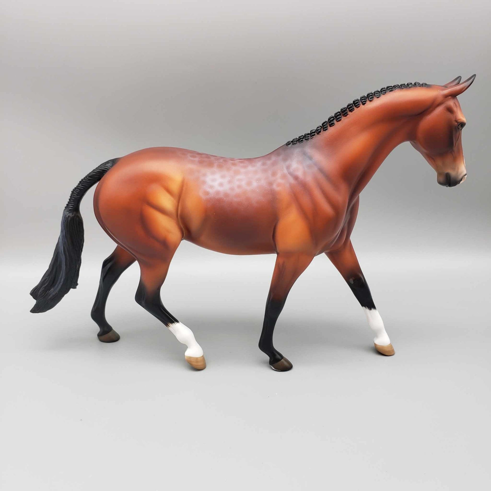 Honey Ham OOAK Reverse Dappled Bay Pony by Angela Marleau Holiday Sale HS23