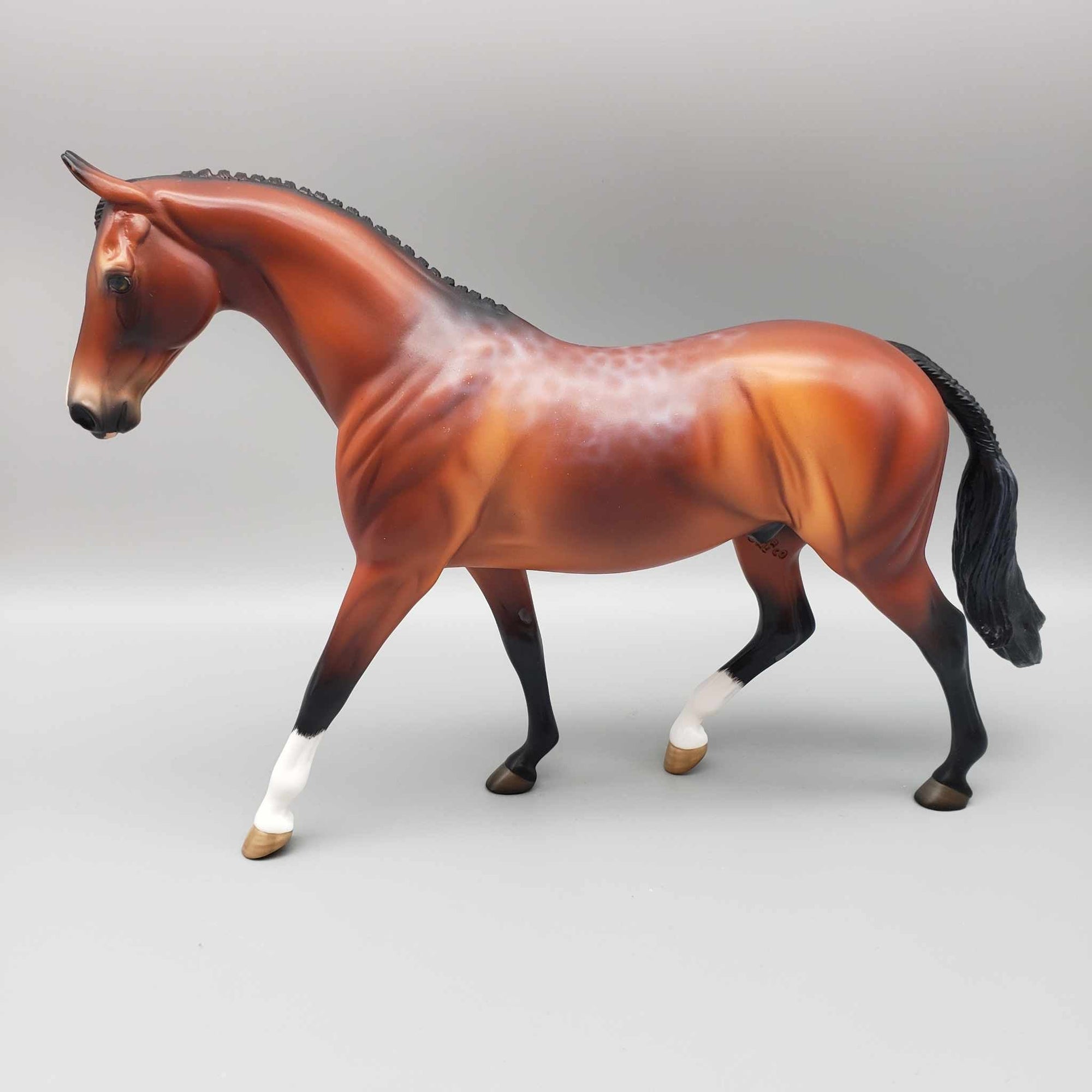 Honey Ham OOAK Reverse Dappled Bay Pony by Angela Marleau Holiday Sale HS23