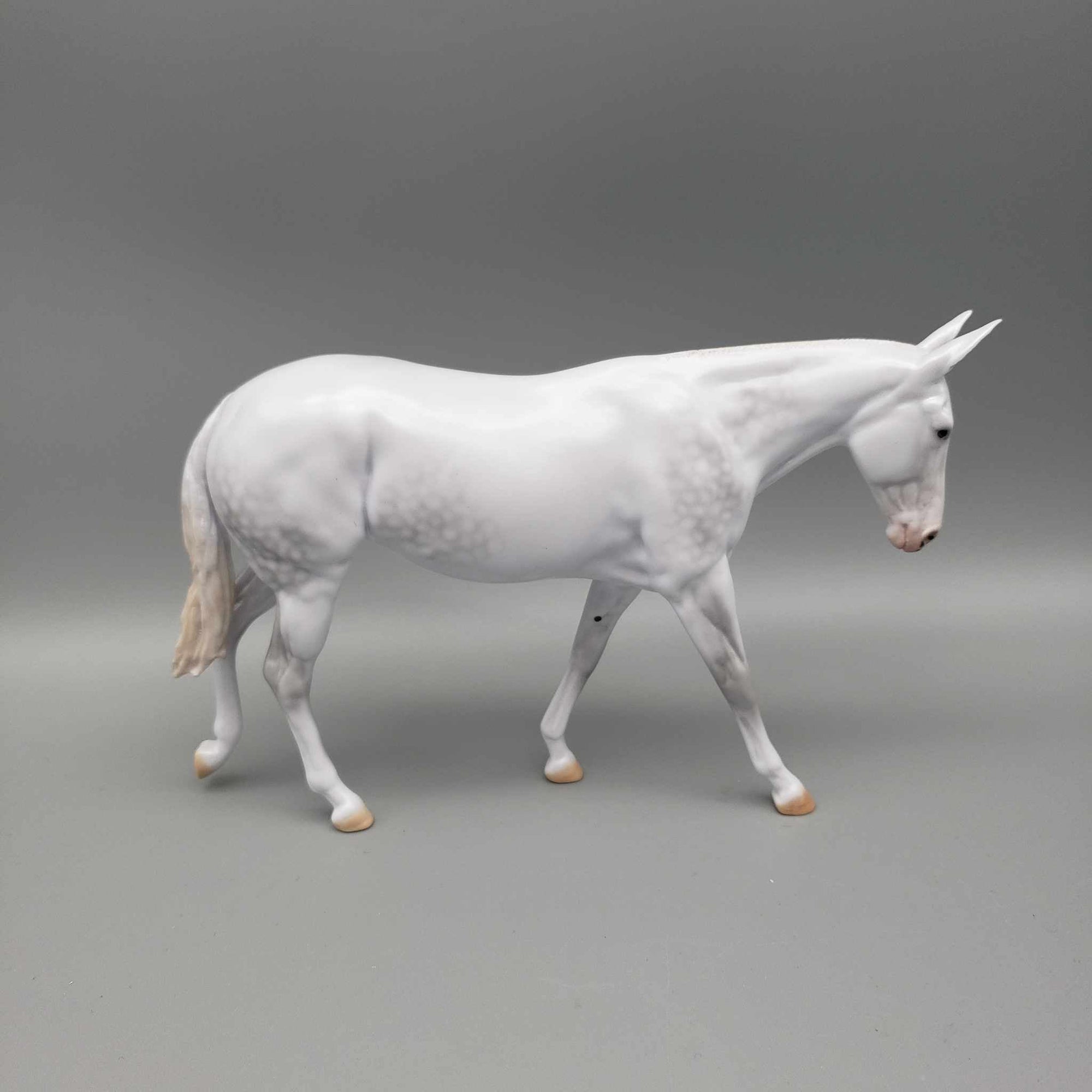 Snowball Limited Edition 22 Dapple Grey Pebble Mule Dinner Model for Holiday Event Dinner 2023 By Ellen Robbins Holiday Sale HS23