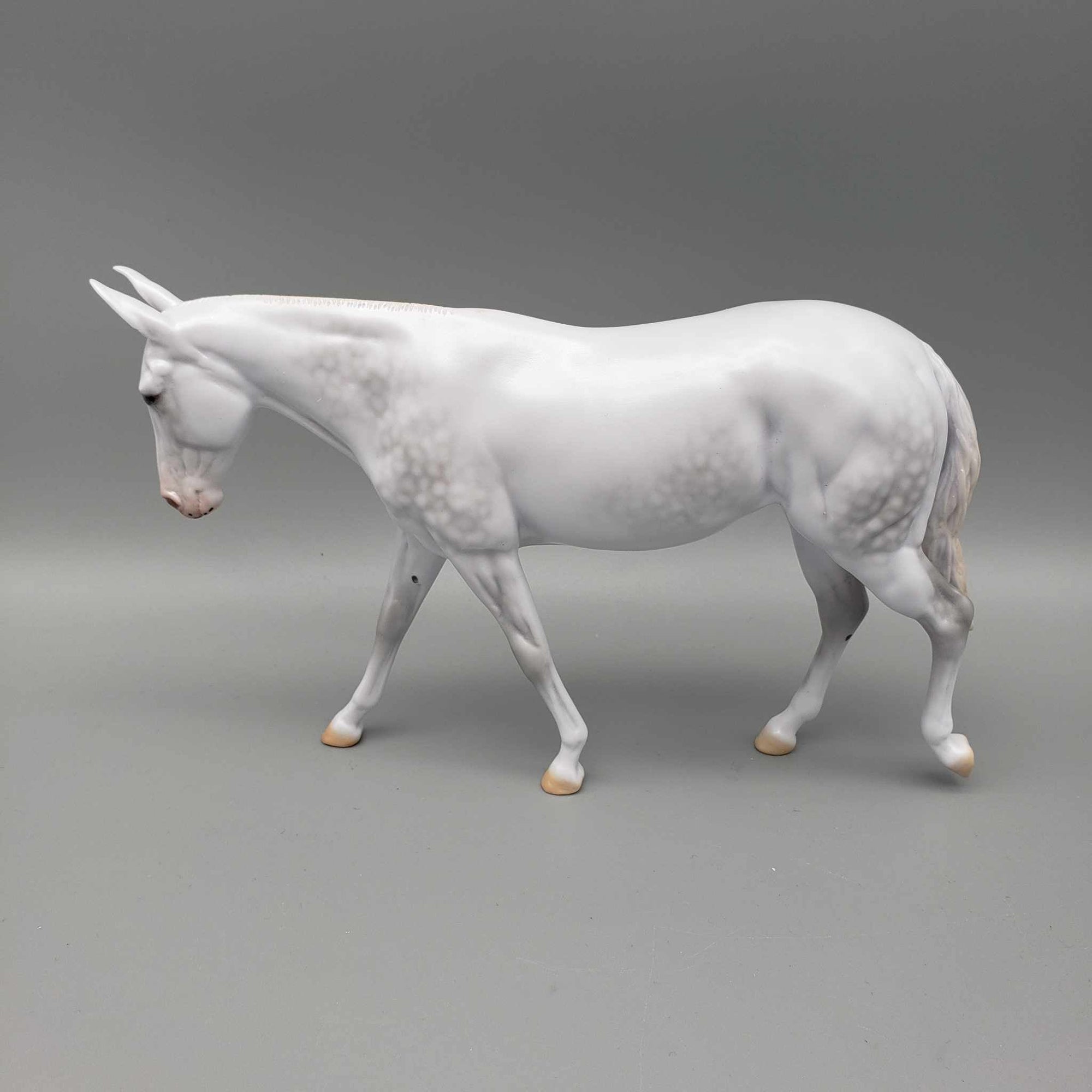 Snowball Limited Edition 22 Dapple Grey Pebble Mule Dinner Model for Holiday Event Dinner 2023 By Ellen Robbins Holiday Sale HS23