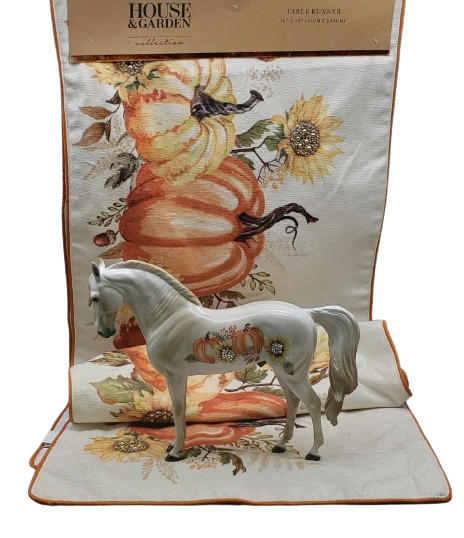 Harvest Harmony OOAK Deco Andalusian By Dawn Quick Sold as Set with Table Runner and Pillow Best Offer 11/27/23