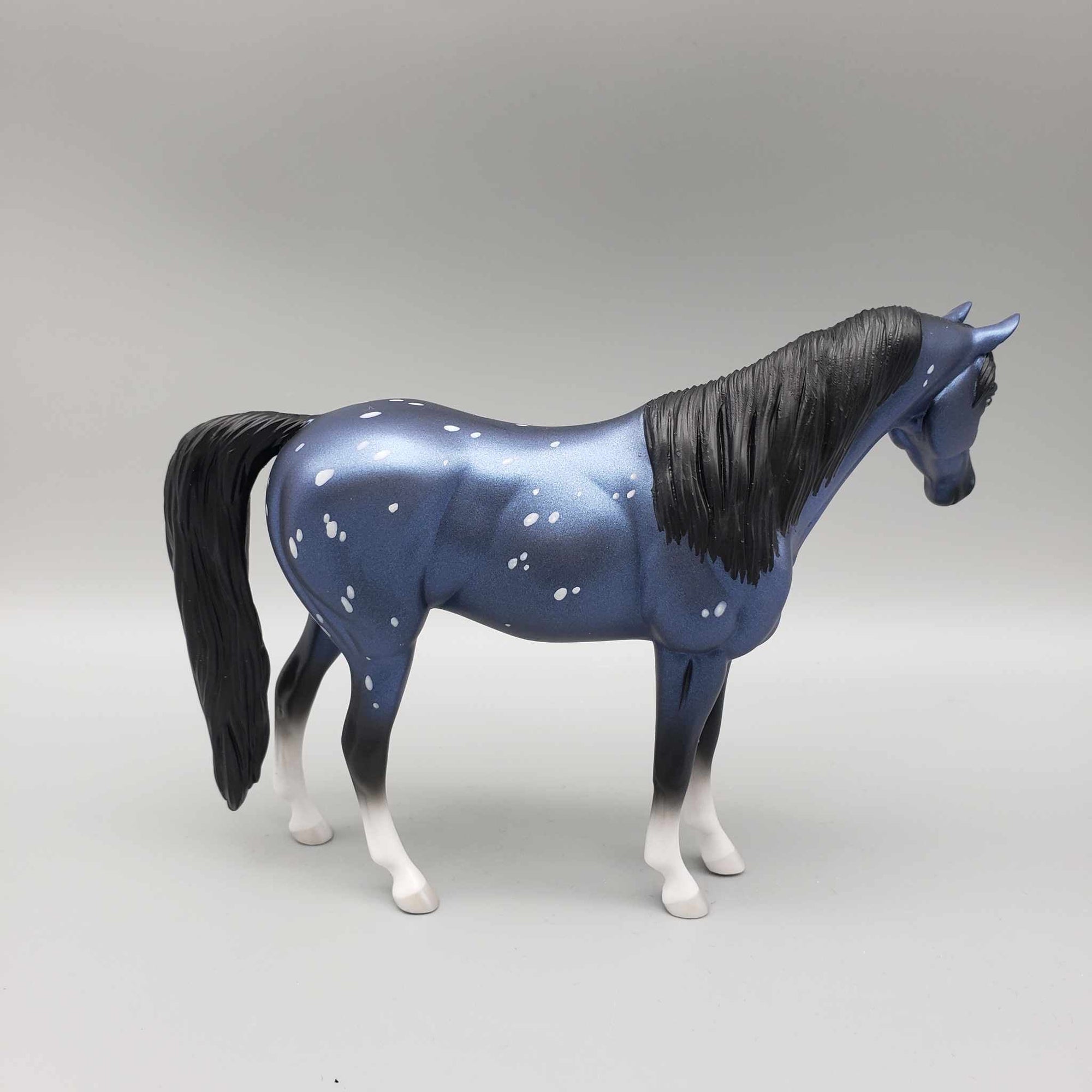 First Snow OOAK Deco Arabian Pebble By Ellen Robbins Holiday Sale HS23