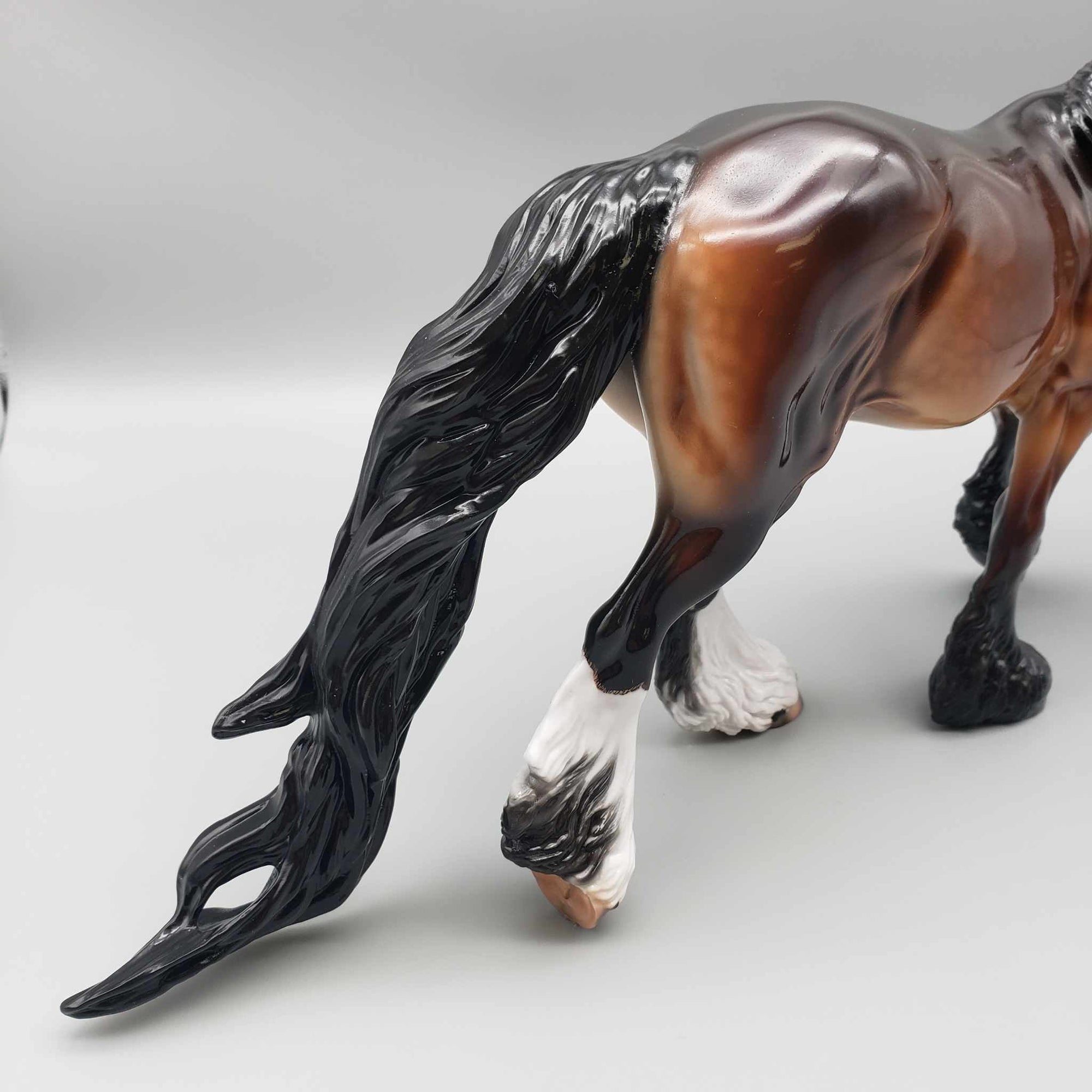 Maddox OOAK Dappled Bay Irish Cob By Caroline Boydston