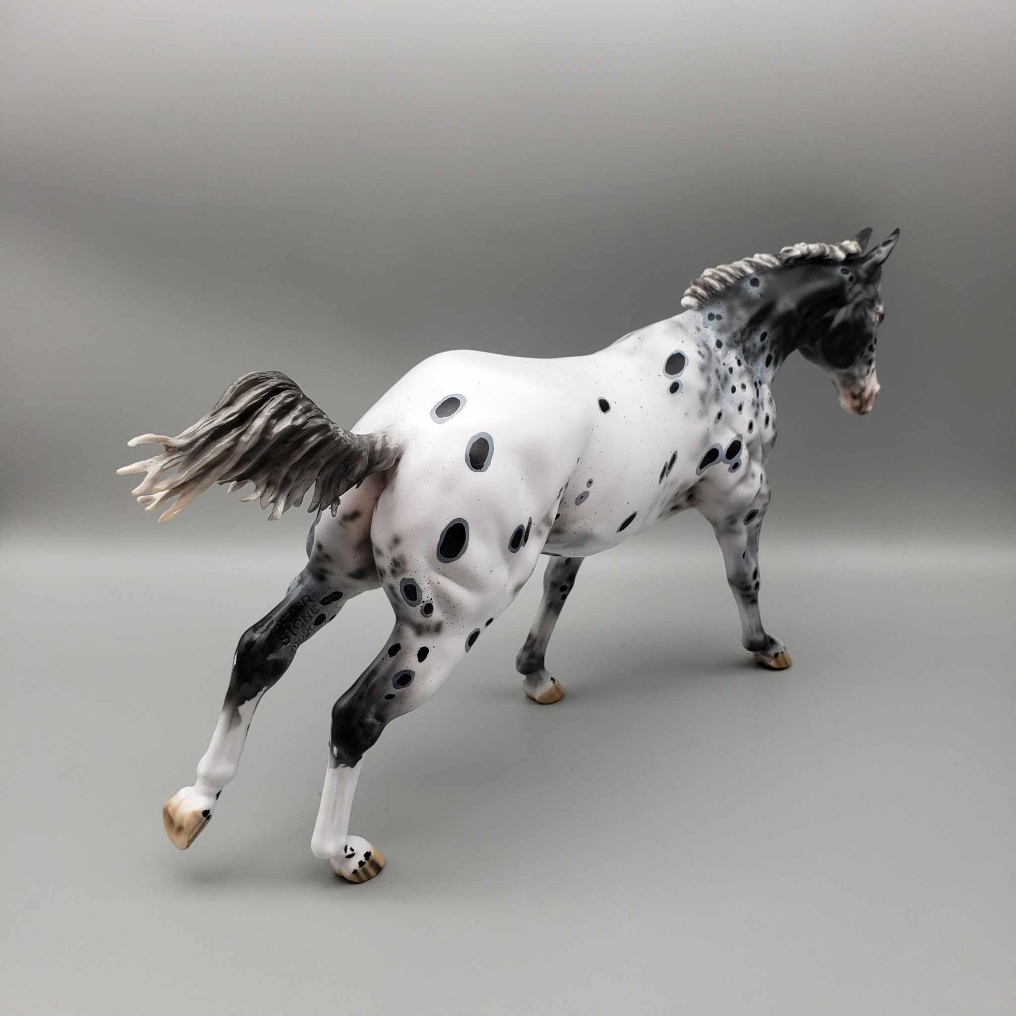 Stockings Fulla Coal OOAK Leopard Appaloosa By Ellen Robbins Holiday Best Offers 12/11/23