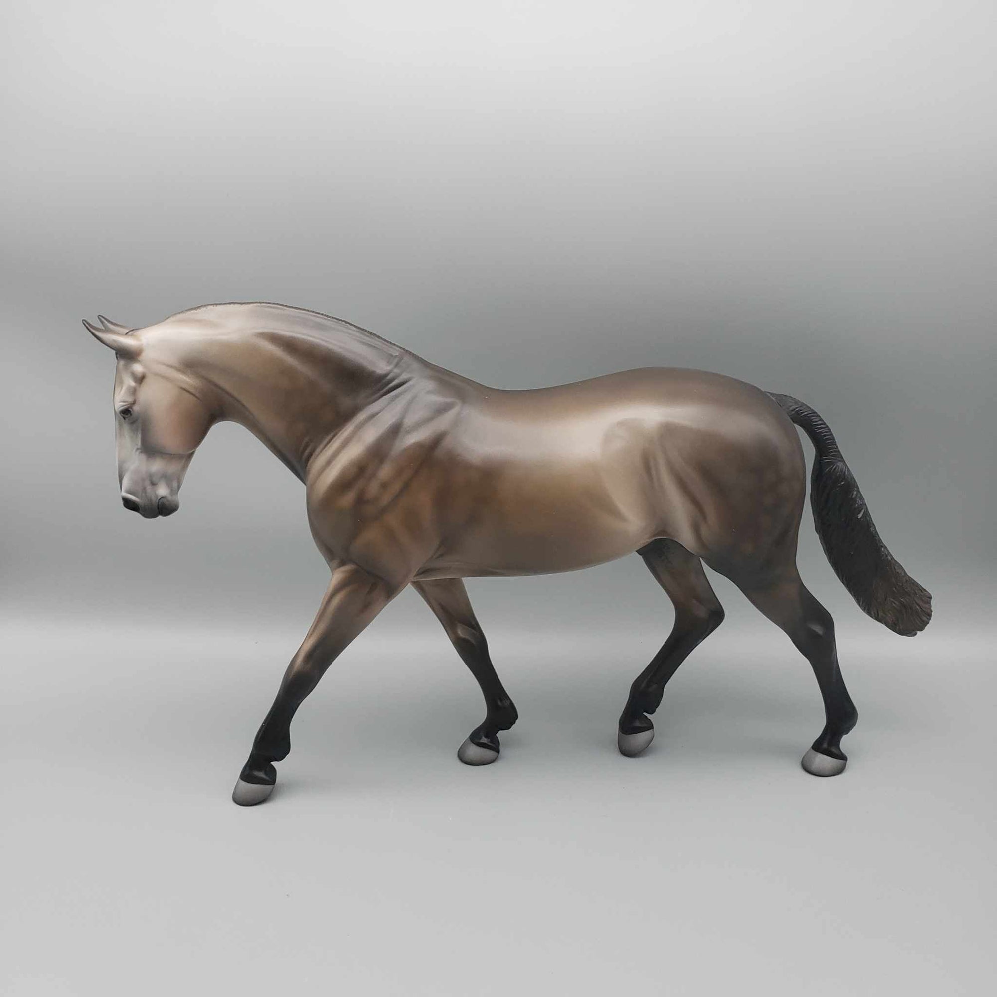 Donner OOAK Dappled Sooty Buckskin Irish Draft By Jess Hamill Holiday Sale HS23