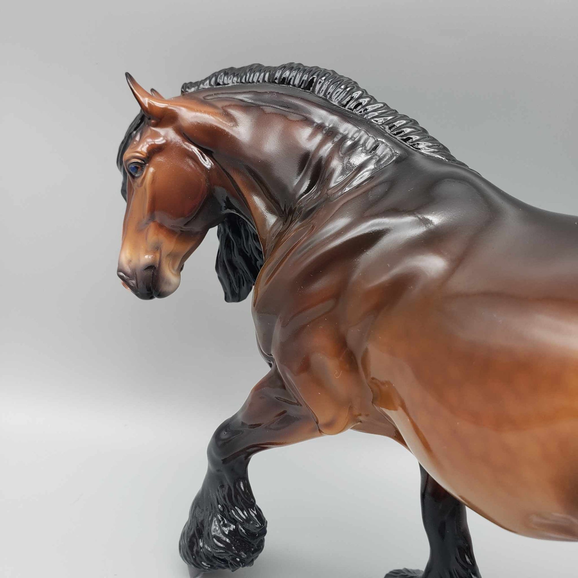 Maddox OOAK Dappled Bay Irish Cob By Caroline Boydston