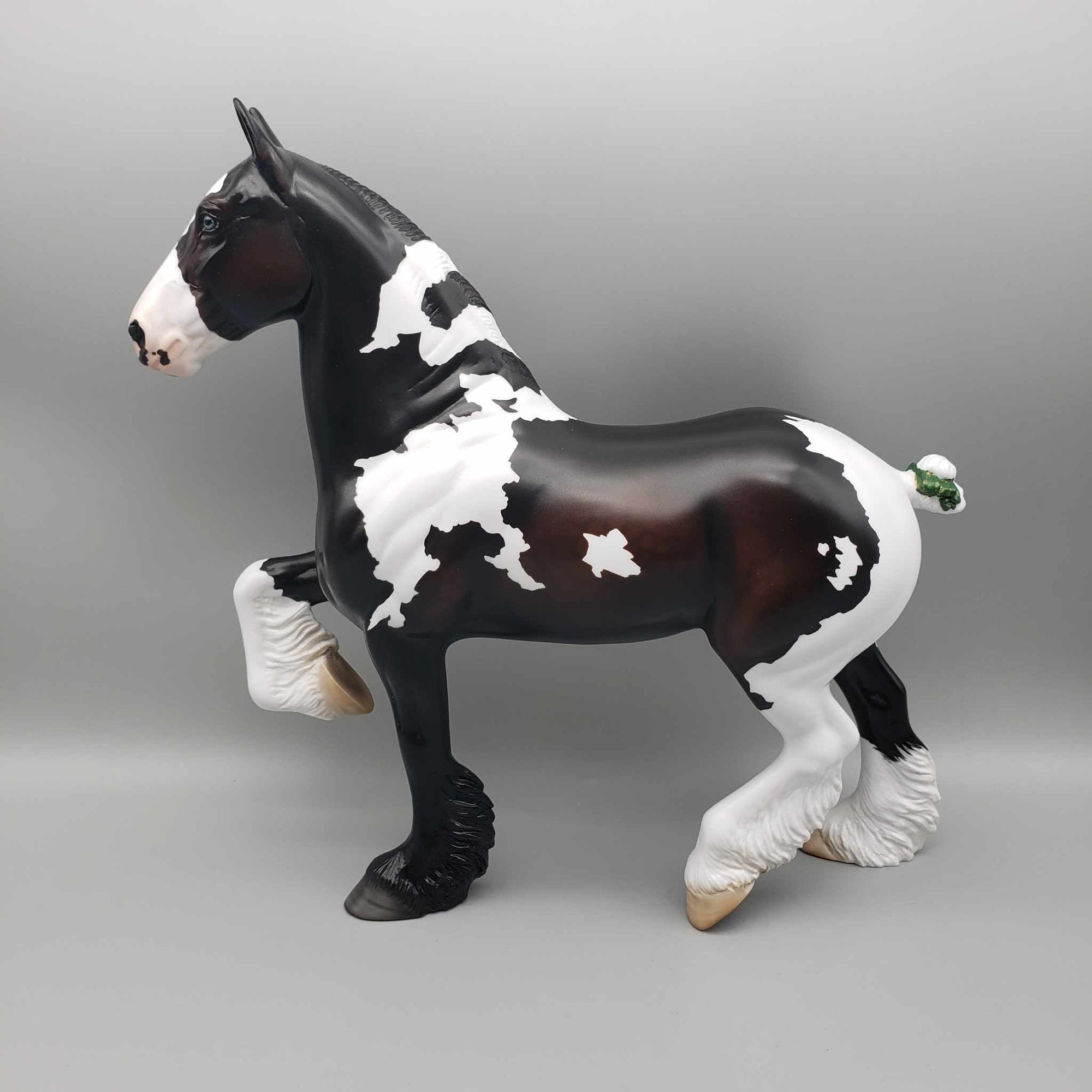 Douglas OOAK Bay Sabino Trotting Drafter By Angela Marleau 2023