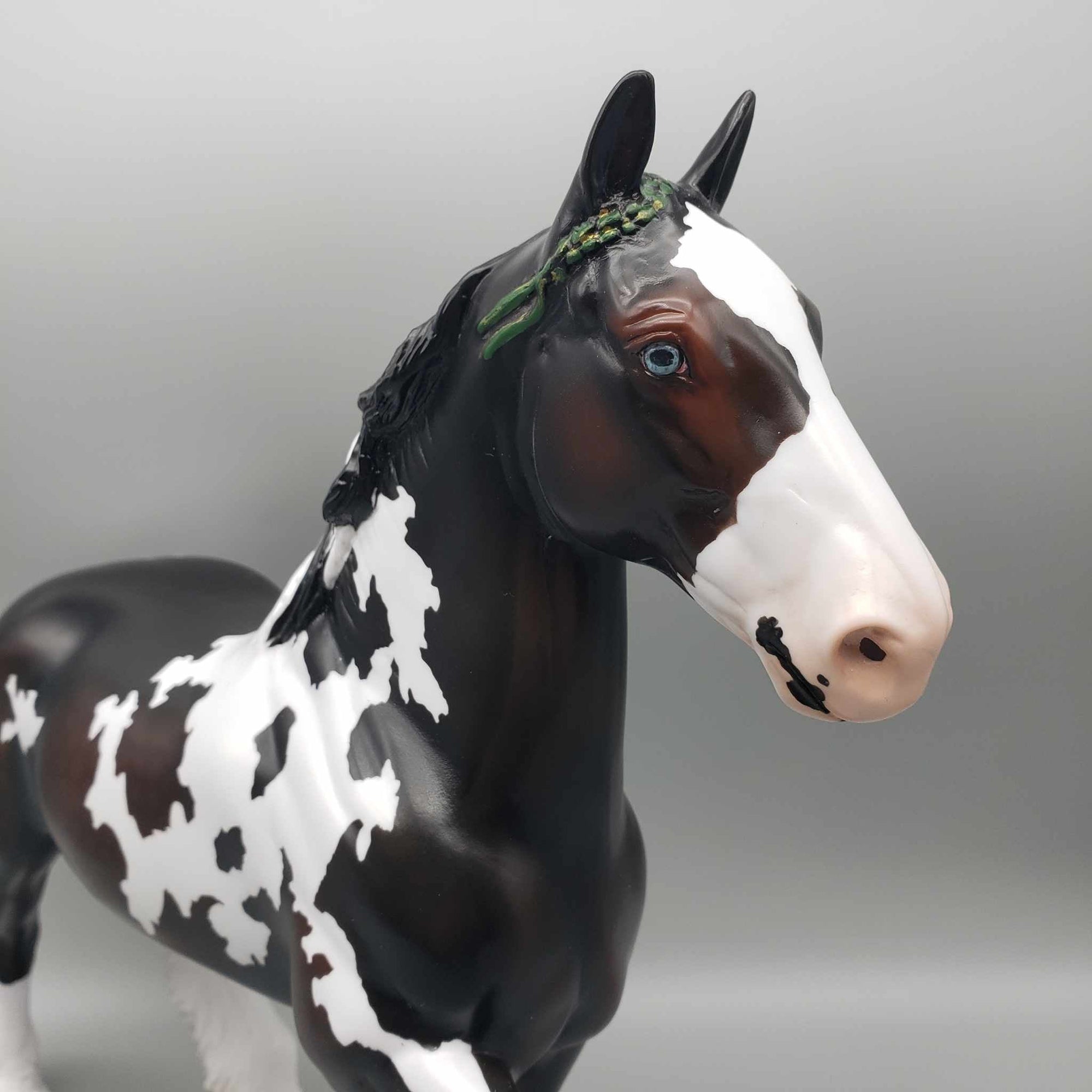 Douglas OOAK Bay Sabino Trotting Drafter By Angela Marleau 2023