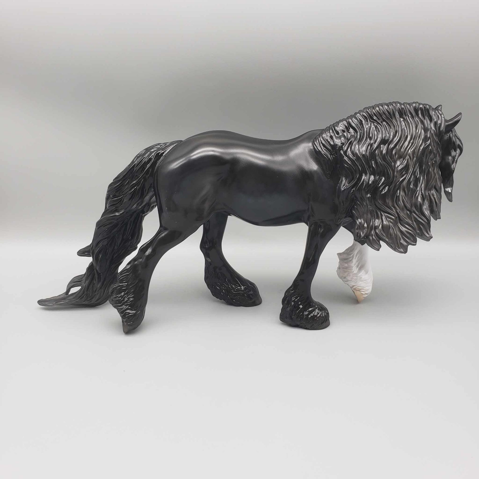 Frankincense OOAK Dapple Black Irish Cob By Angela Marleau Holiday Sale HS23