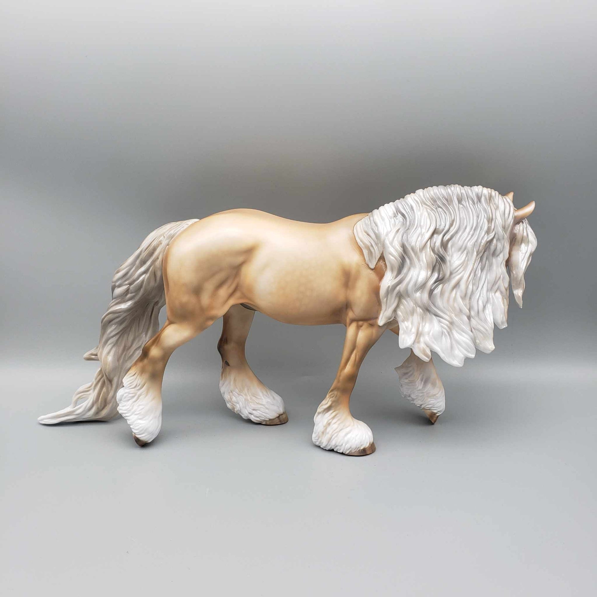 Carmel Cocoa OOAK Dappled Sooty Palomino Irish Cob By Julie Keim Holiday Sale HS23