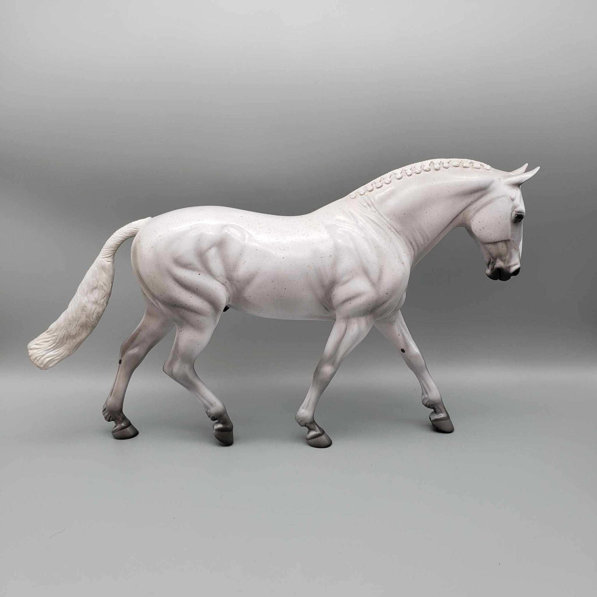 Grey Skies OOAK Fleabitten Grey Irish Draft By Angela Marleau Holiday Sale HS23