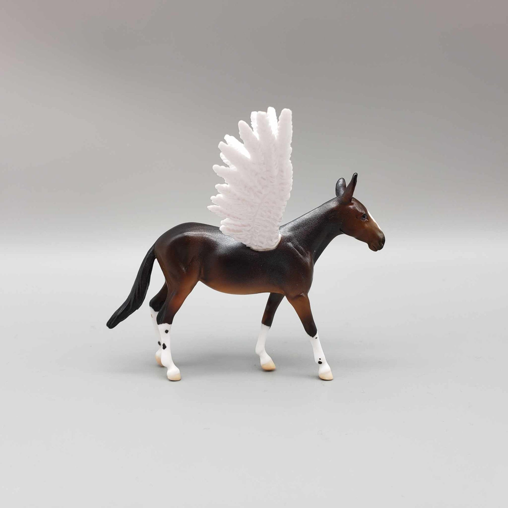 Awe OOAK Bay Mule Chip with Angel Wings By Angela Marleau Holiday Sale HS23