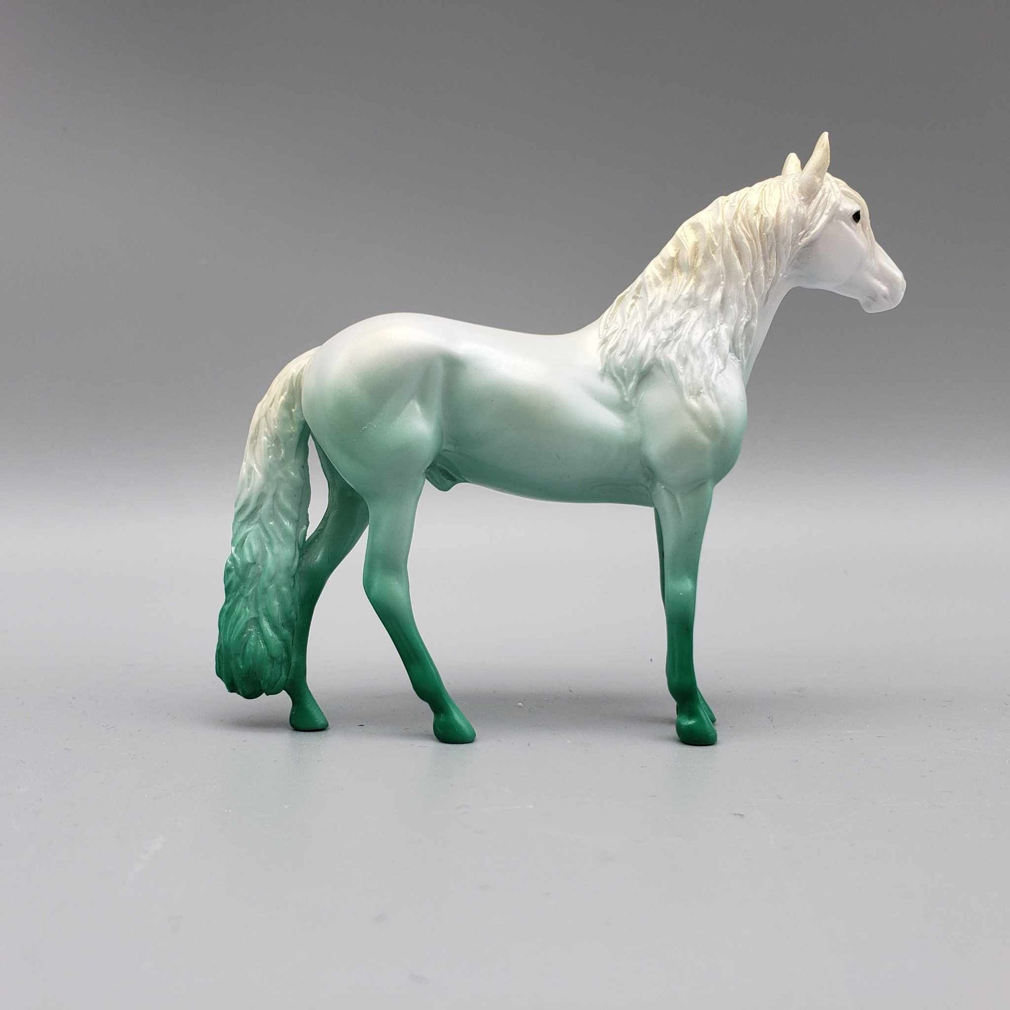 Fervor OOAK Gold, Pearl & Green Deco Andalusian Chip By Ashley Palmer Holiday Sale HS23