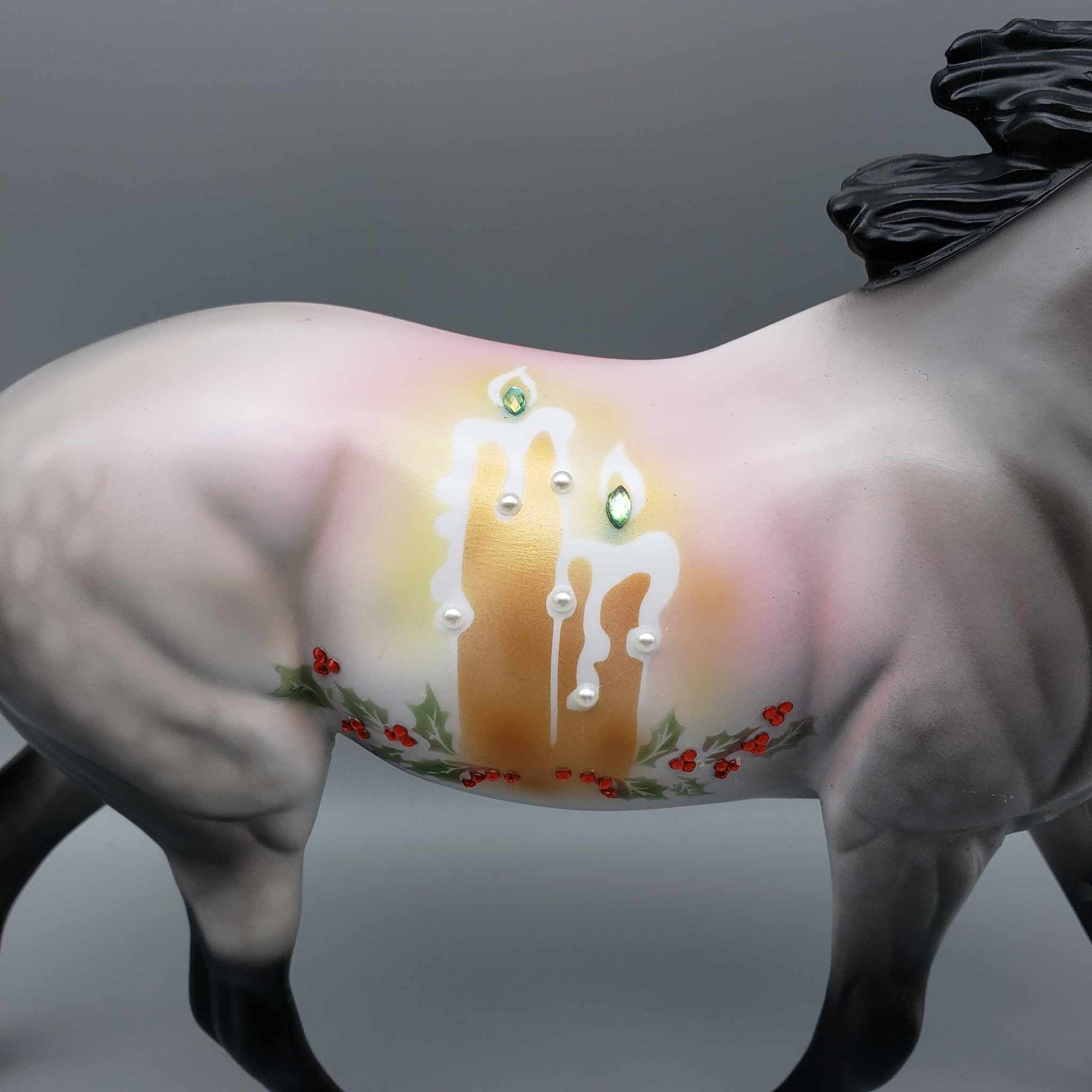 Flicker OOAK Decorator with Bling Candle Palouse By Dawn Quick Holiday Sale HS23