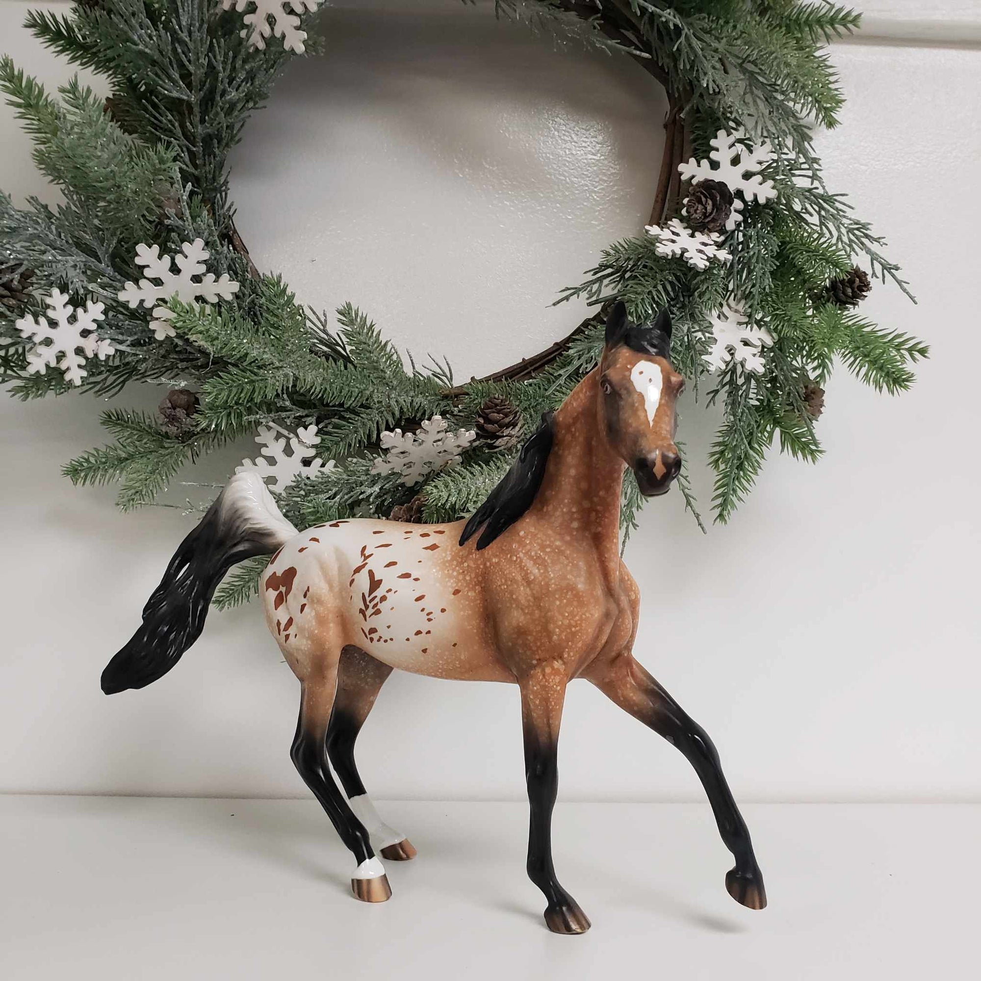Fall Appaloosa Arab Mare DAH SAMPLE Model - New Year Weekend Flash Sale 2024