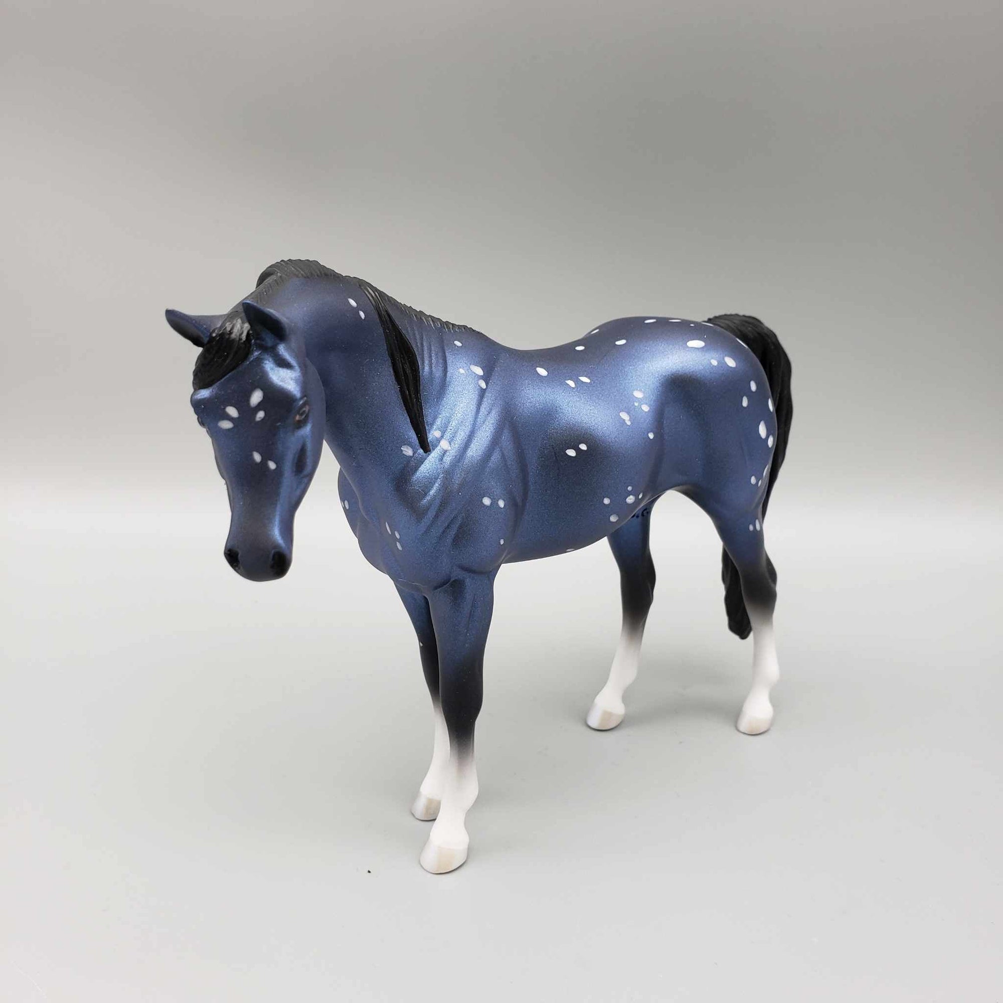 First Snow OOAK Deco Arabian Pebble By Ellen Robbins Holiday Sale HS23