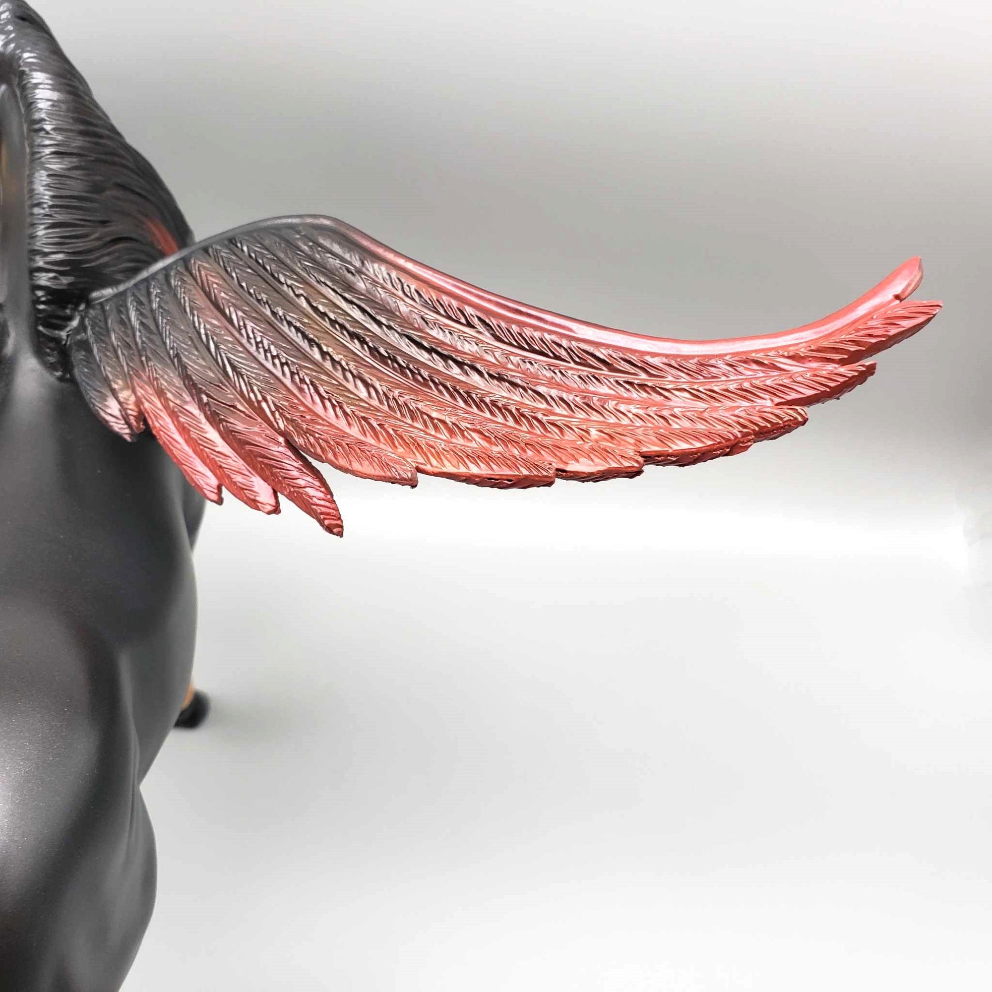 Affinity OOAK Black and Red Winged Andalusian By Carrie Keller Best Offers 12/26/23