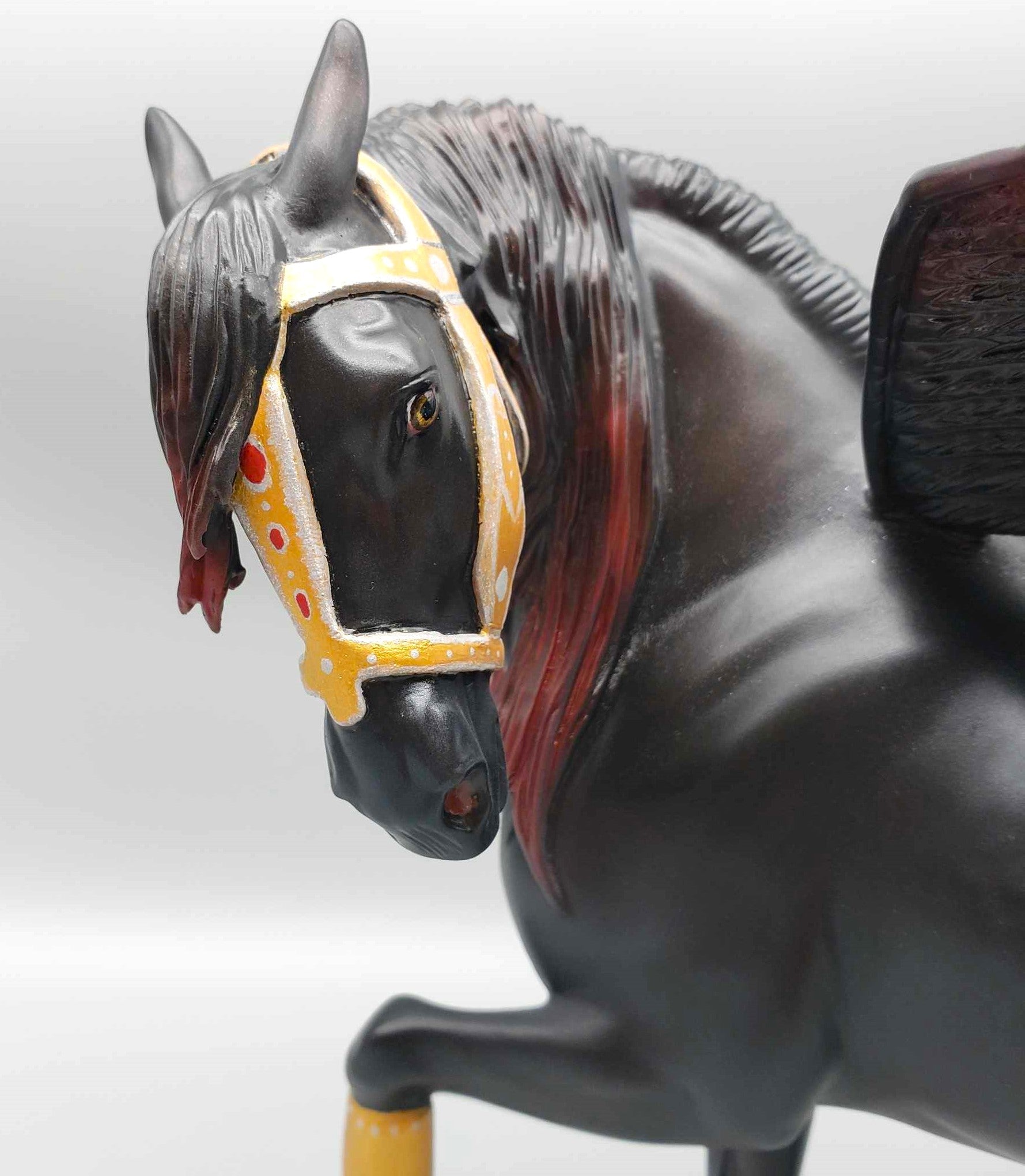 Affinity OOAK Black and Red Winged Andalusian By Carrie Keller Best Offers 12/26/23