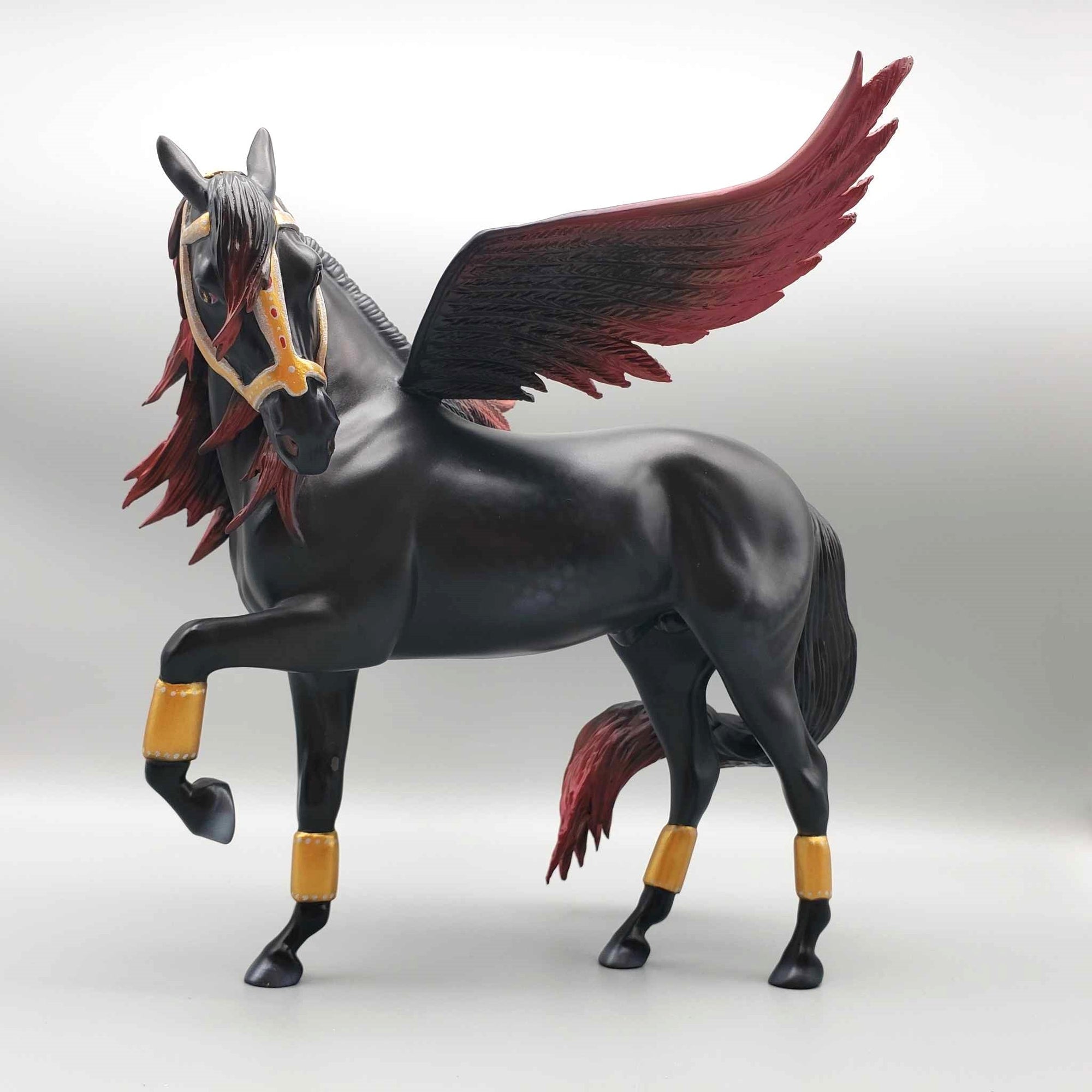 Affinity OOAK Black and Red Winged Andalusian By Carrie Keller Best Offers 12/26/23