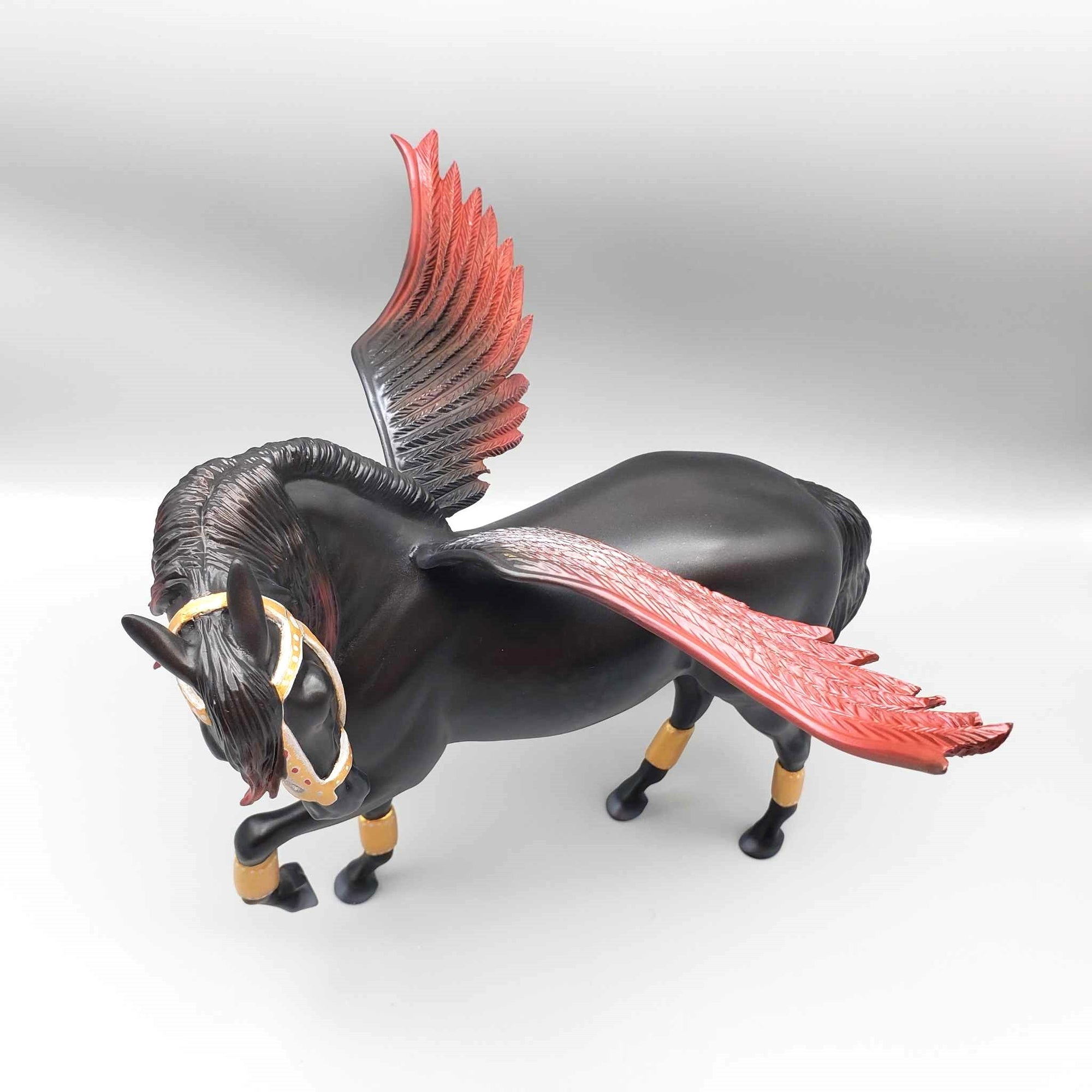 Affinity OOAK Black and Red Winged Andalusian By Carrie Keller Best Offers 12/26/23