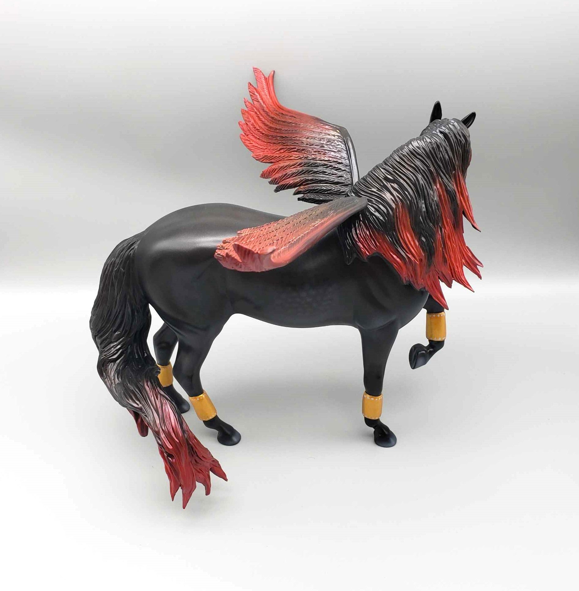 Affinity OOAK Black and Red Winged Andalusian By Carrie Keller Best Offers 12/26/23