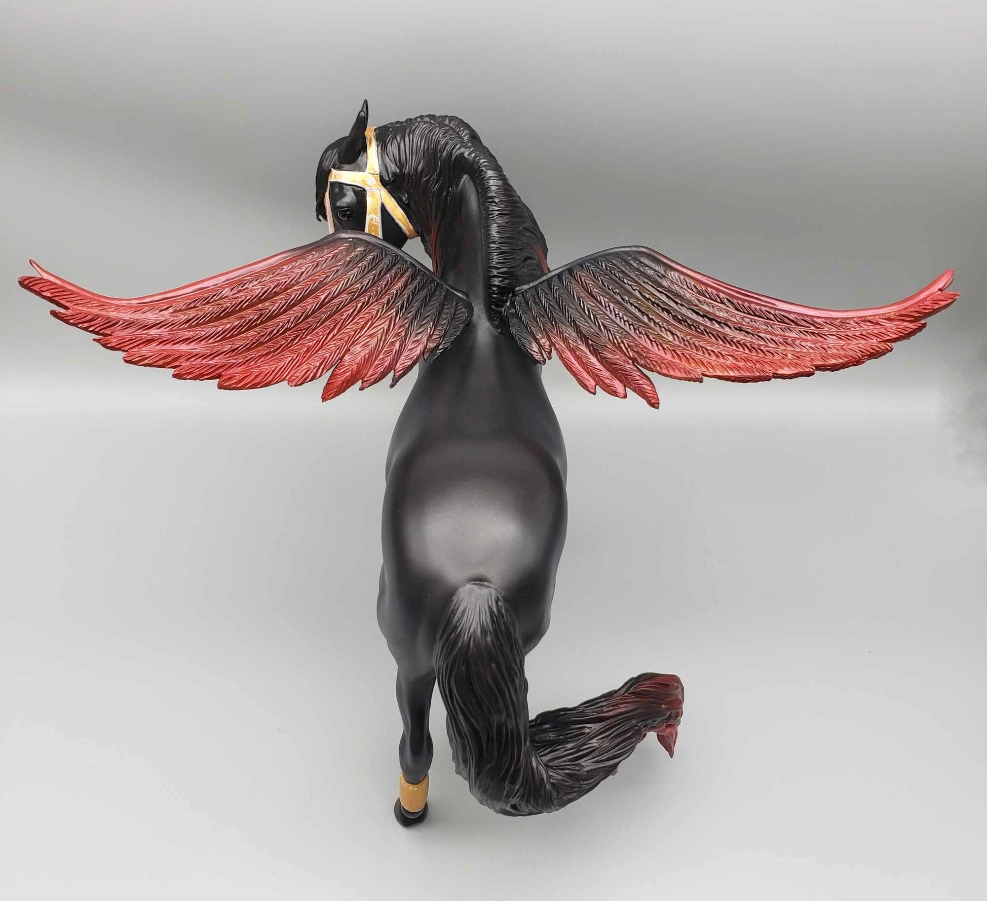 Affinity OOAK Black and Red Winged Andalusian By Carrie Keller Best Offers 12/26/23