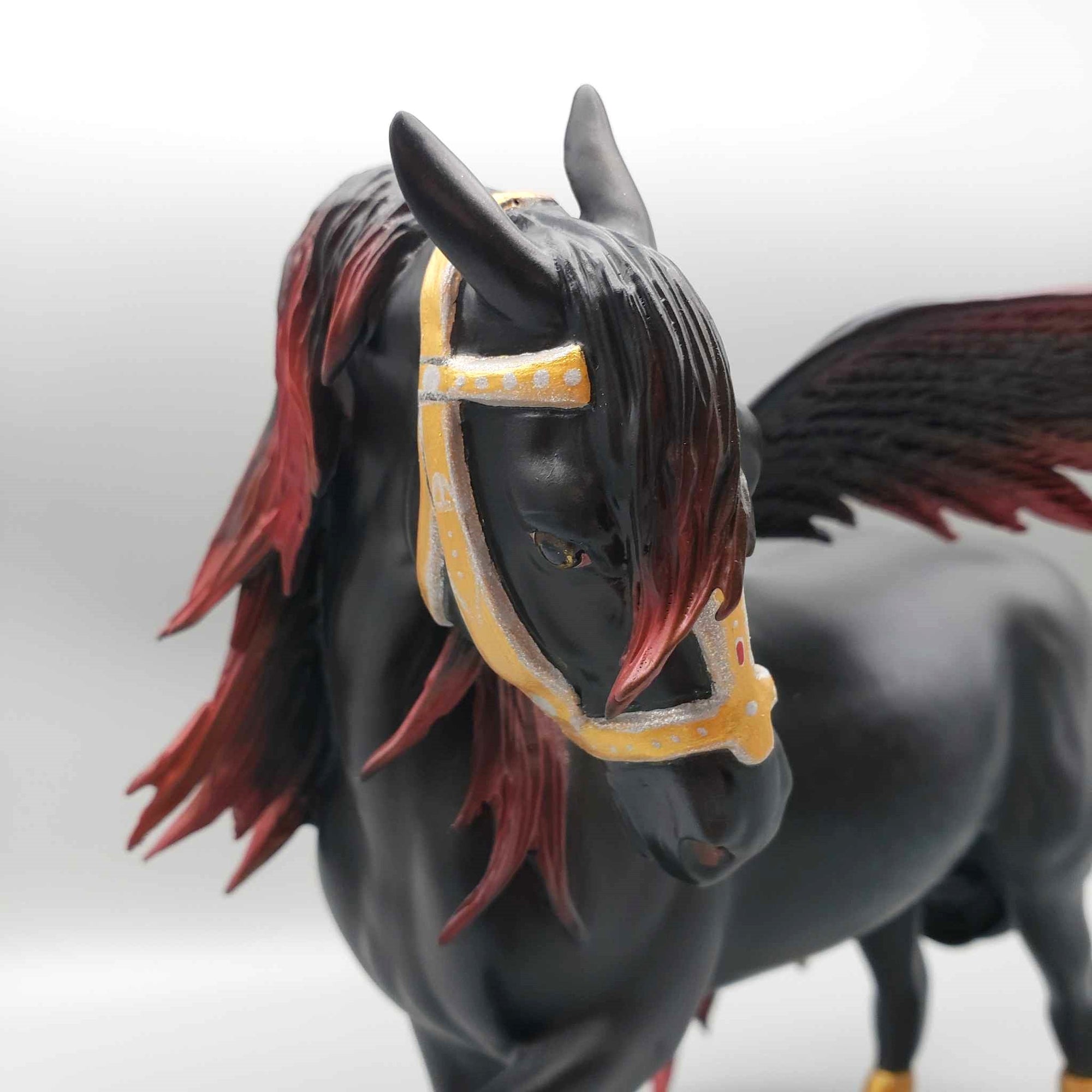 Affinity OOAK Black and Red Winged Andalusian By Carrie Keller Best Offers 12/26/23