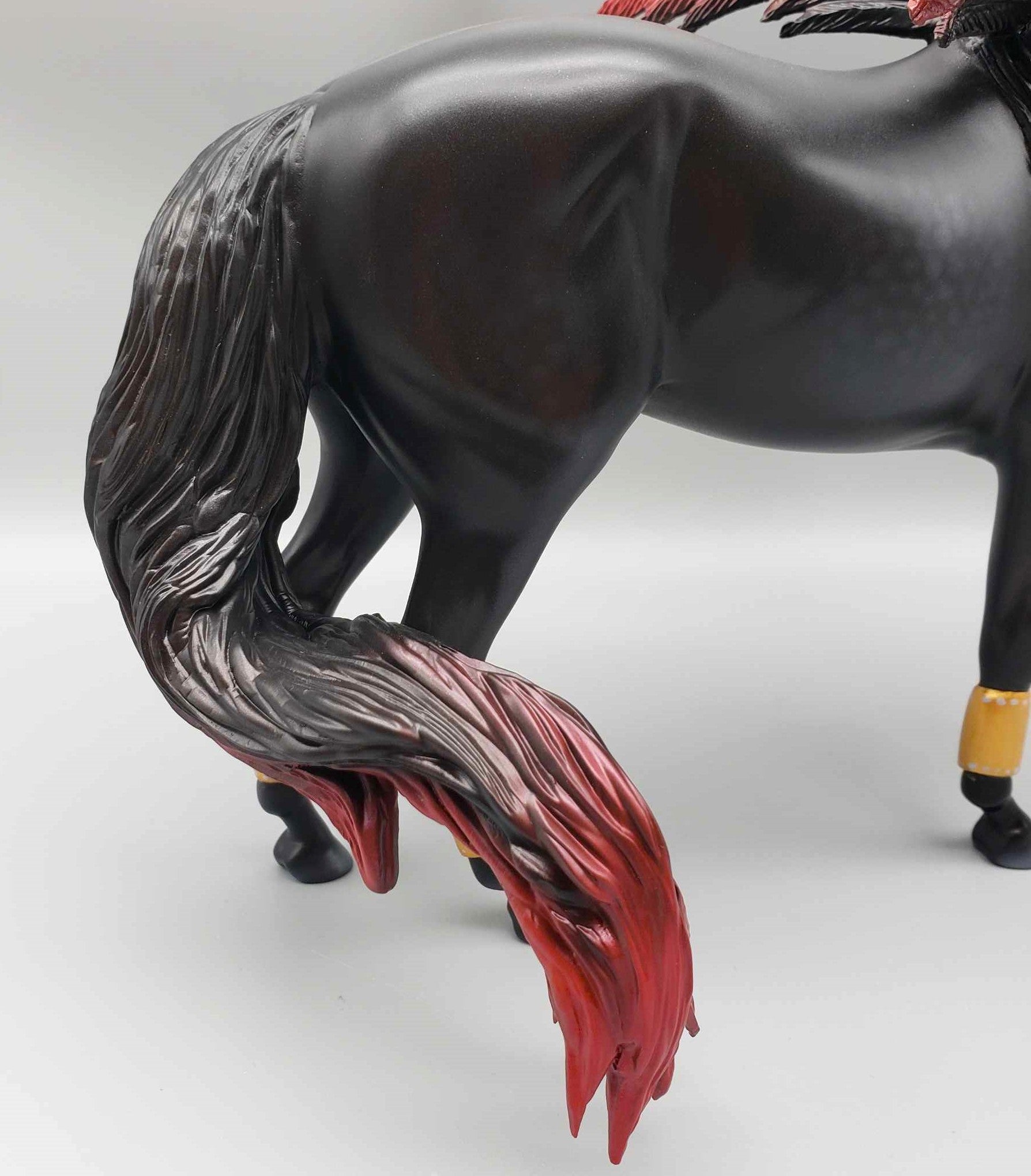 Affinity OOAK Black and Red Winged Andalusian By Carrie Keller Best Offers 12/26/23