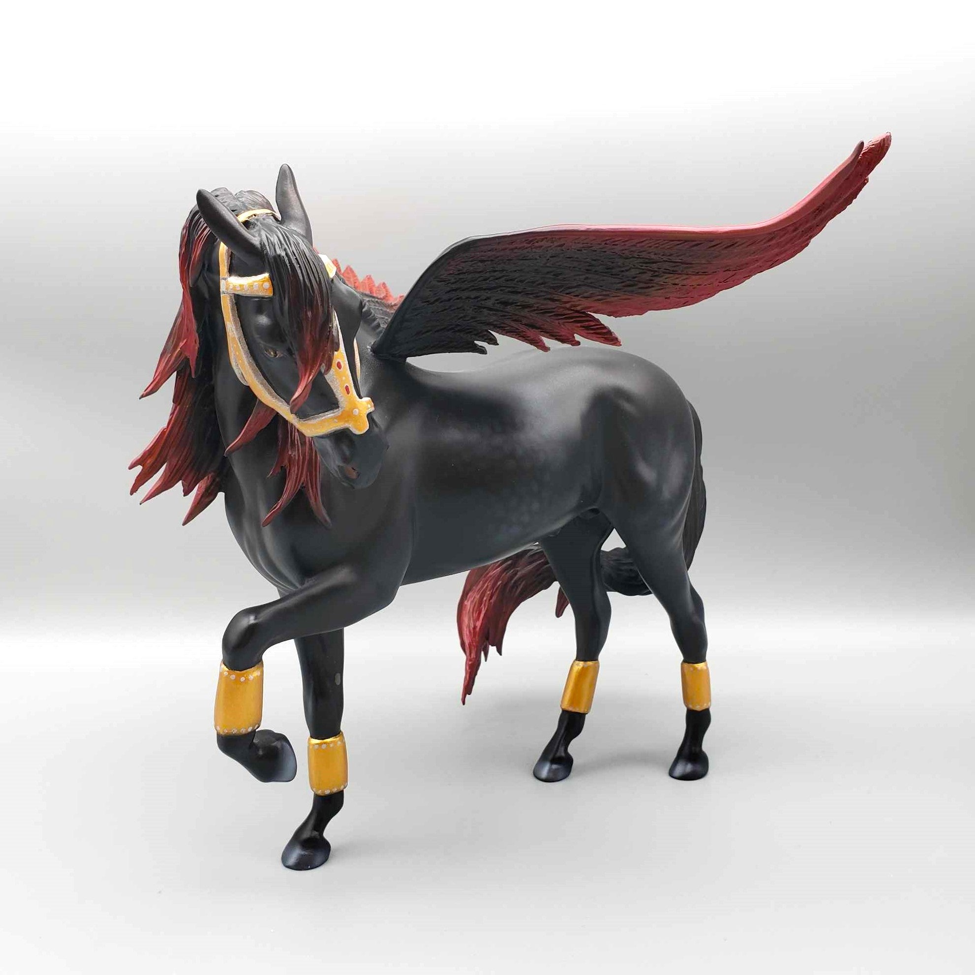 Affinity OOAK Black and Red Winged Andalusian By Carrie Keller Best Offers 12/26/23