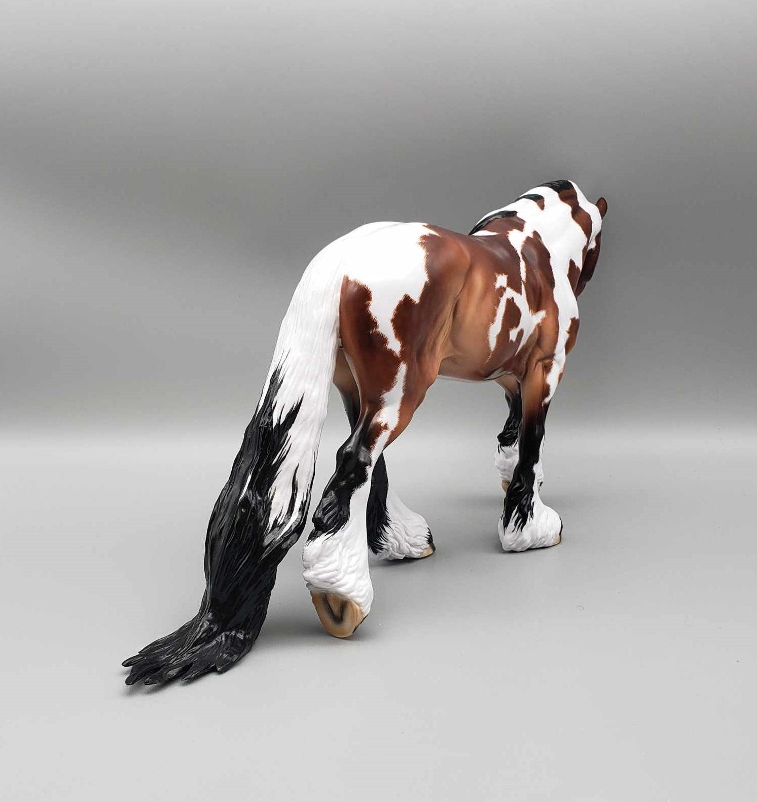 Holly & Ivy OOAK Dappled Bay Tobiano Custom Irish Cob By Ellen Robbins Best Offers 12/26/23