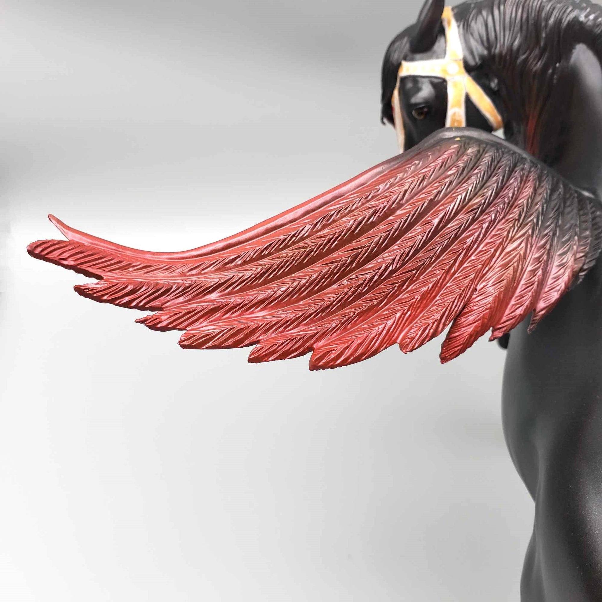 Affinity OOAK Black and Red Winged Andalusian By Carrie Keller Best Offers 12/26/23