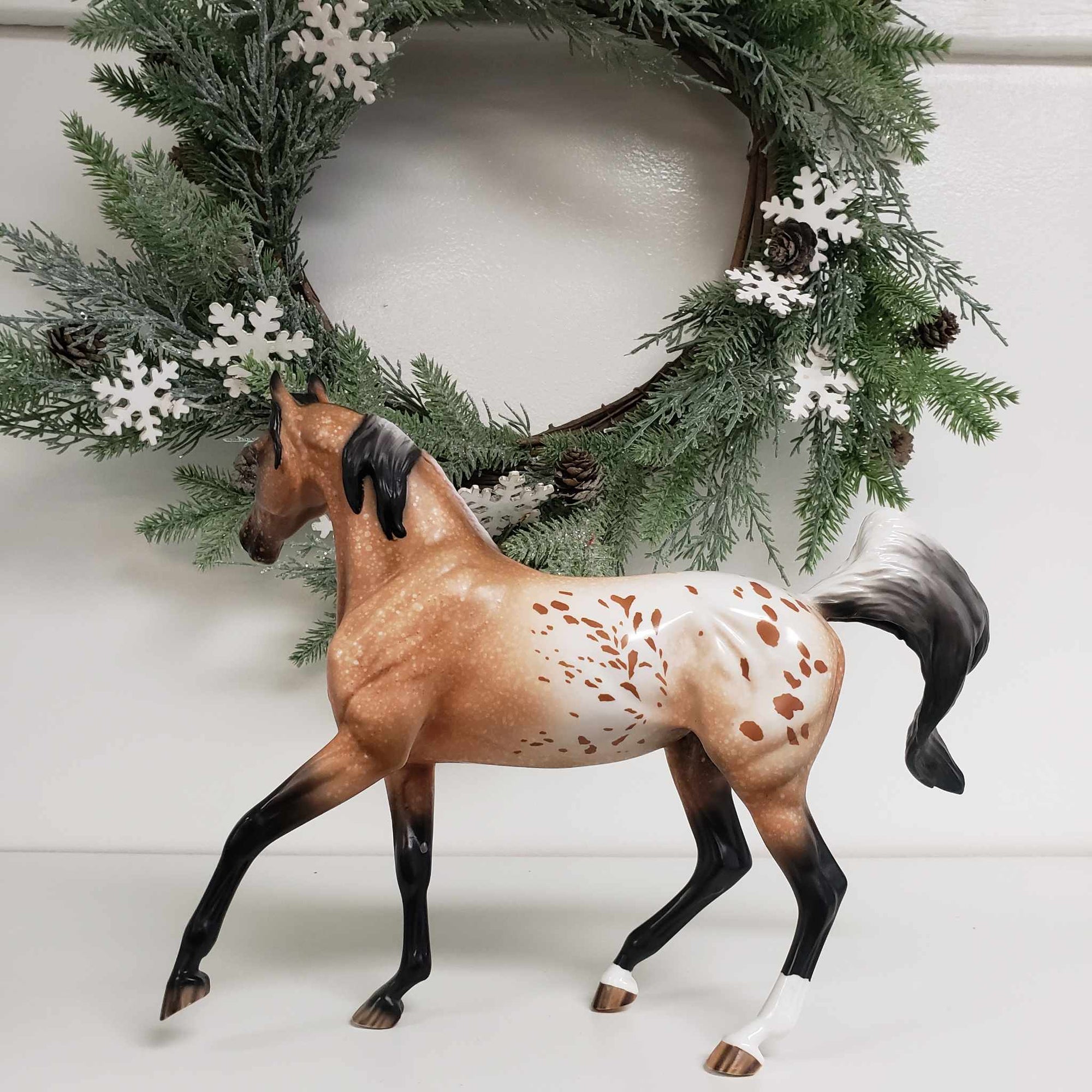 Fall Appaloosa Arab Mare DAH SAMPLE Model - New Year Weekend Flash Sale 2024