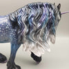 Grayson OOAK Custom Dappled Blue Purple Deco Unicorn Irish Cob By Jess Hamill