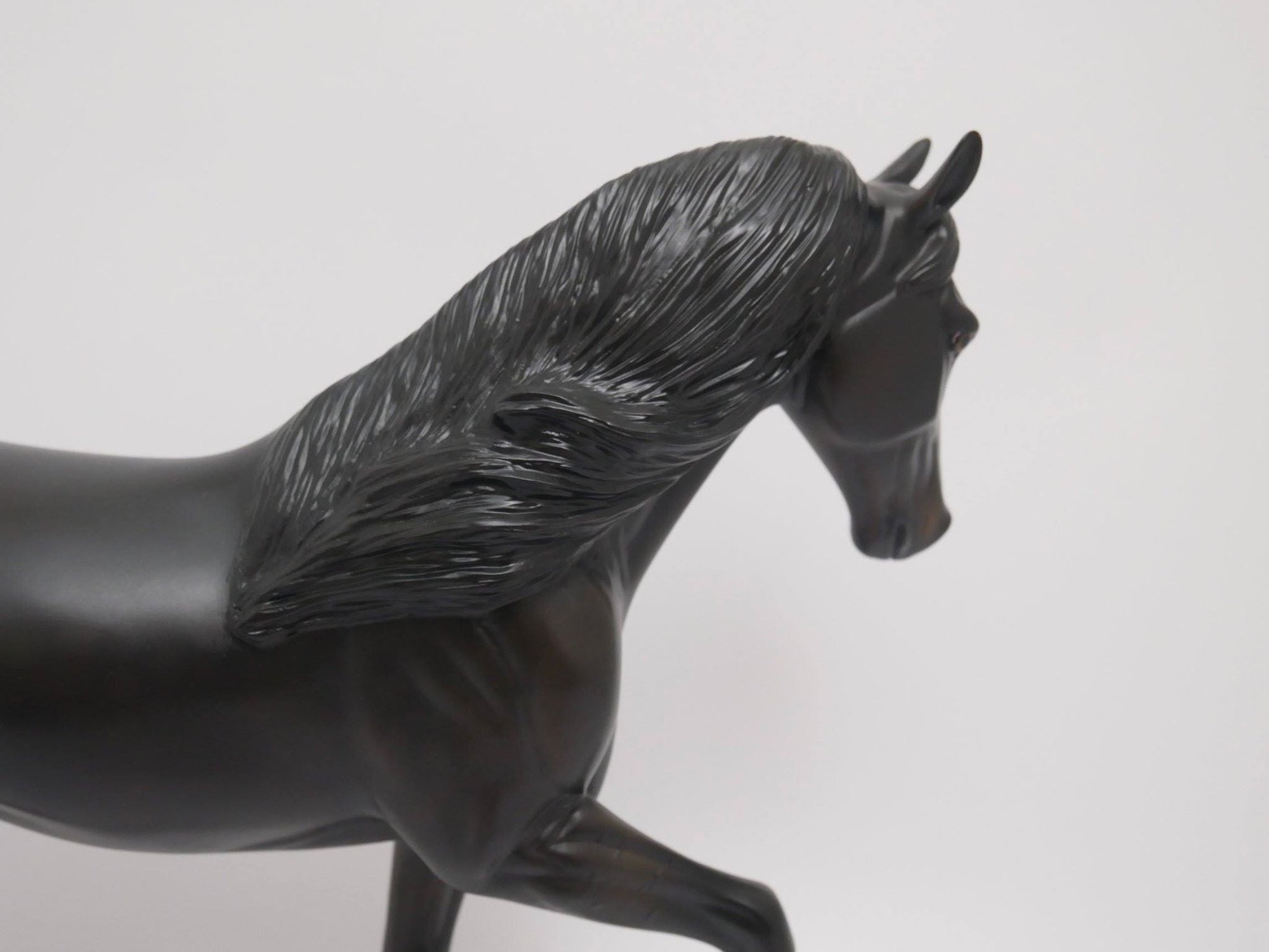 DARK KNIGHT-OOAK BLACK TENNESSEE WALKER BY AUDREY DIXON 6/2/20