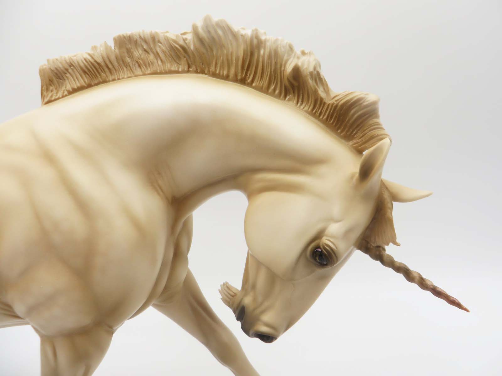 A Golden Lion - OOAK - Dapppled Gold Unicorn Irish Draught By Ashley Palmer - Best Offer 4/17/23