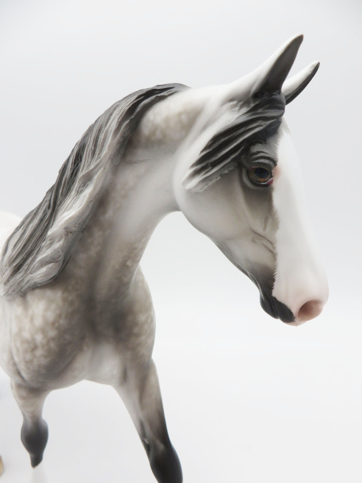 AIN'T UPTIGHT - OOAK - DAPPLE GREY PONY - PAINTED BY SHERYL LEISURE - BEST OFFERS - 10/21/22.