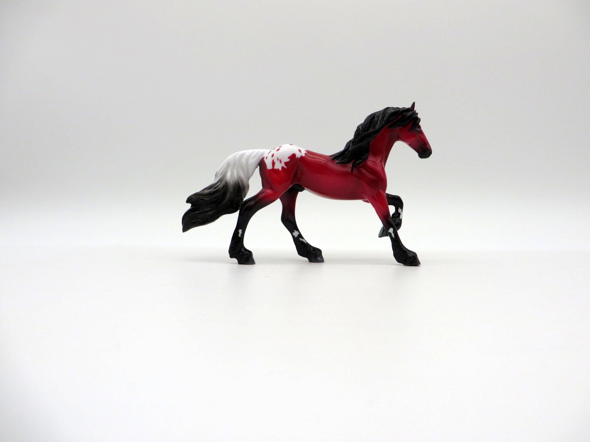 Abang-OOAK Fresian Chip Precious Stone Painted By Ellen Robbins EQ 2021