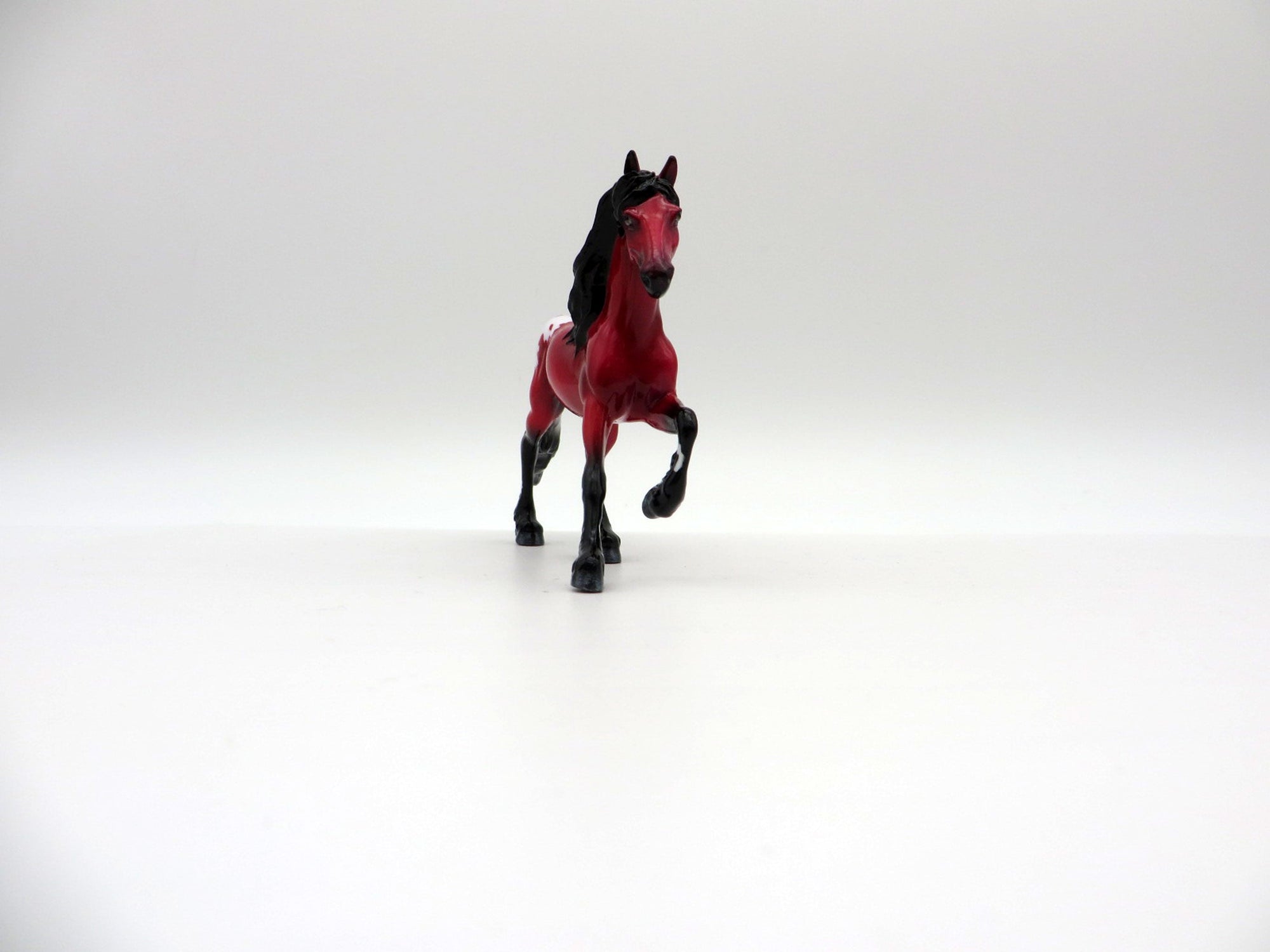 Abang-OOAK Fresian Chip Precious Stone Painted By Ellen Robbins EQ 2021