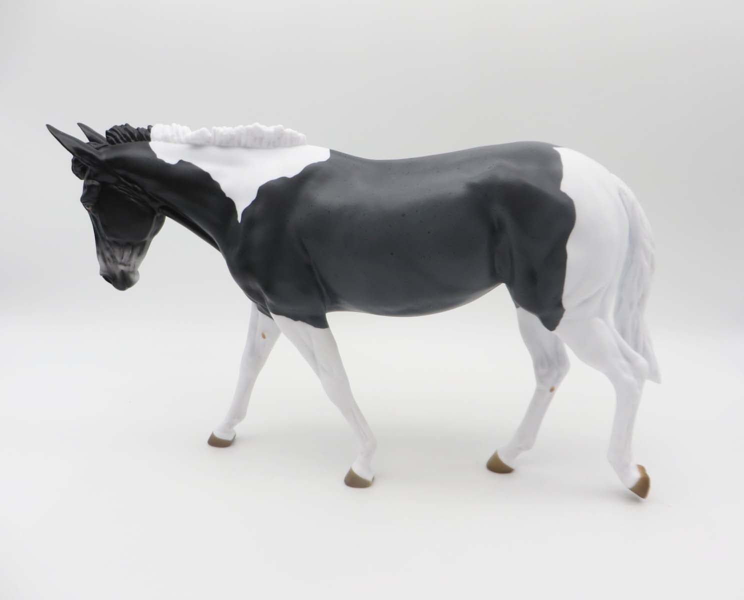 Abigail LE 5 Blue Roan Tobiano Mule By Angela Marleau SHCF23