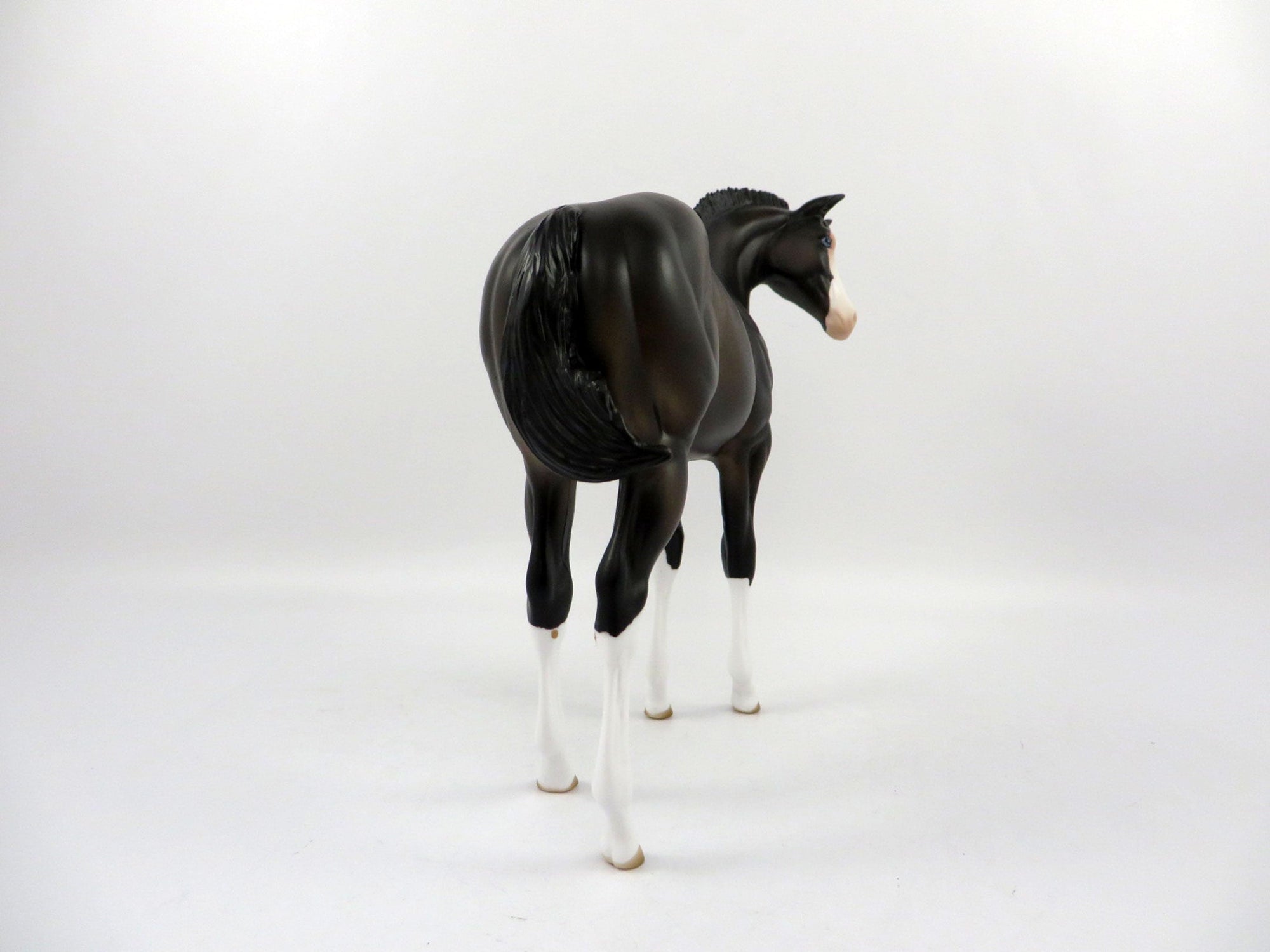 Adelia-OOAK Bay Paint Weanling Painted by Audrey Dixon 3/5/21