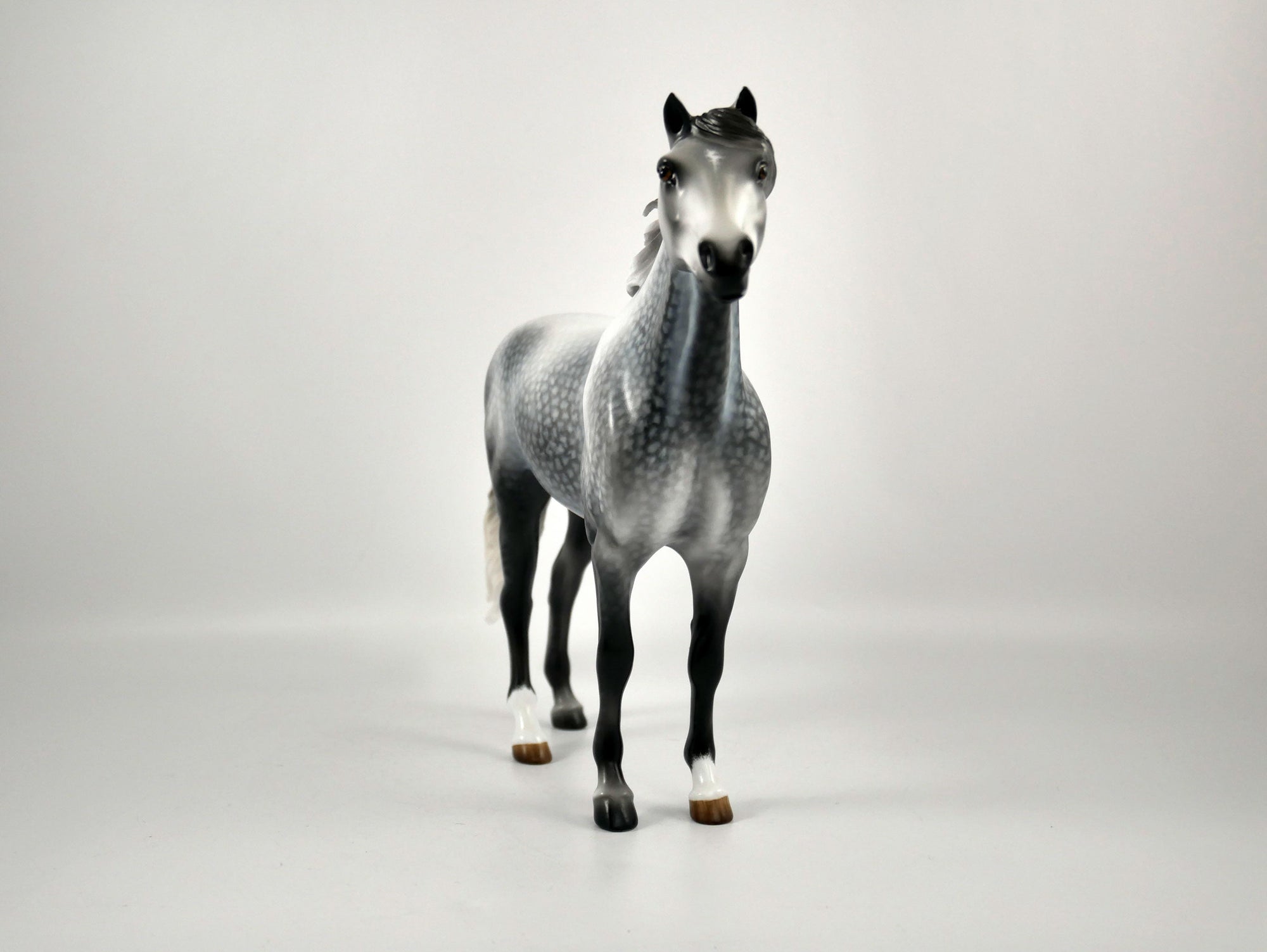 Adobe Town-OOAK Star Dapple Grey Mustang By Audrey Dixon 12/30/20