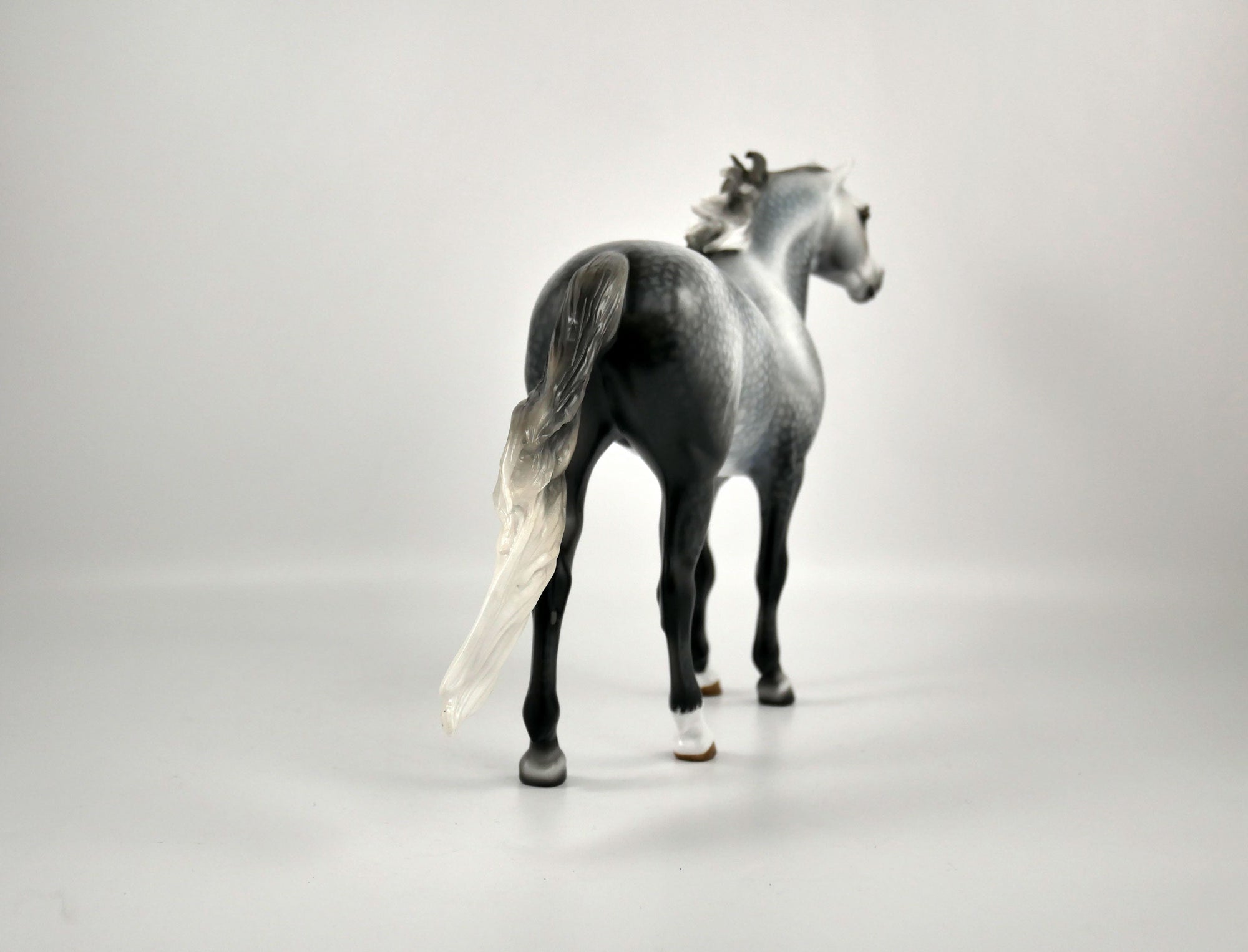 Adobe Town-OOAK Star Dapple Grey Mustang By Audrey Dixon 12/30/20