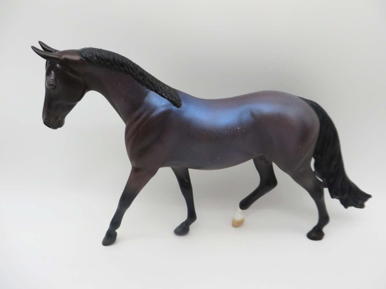A Knife & No Coin OOAK Dark Bay Roan Pony By Ellen Robbins SHCF23