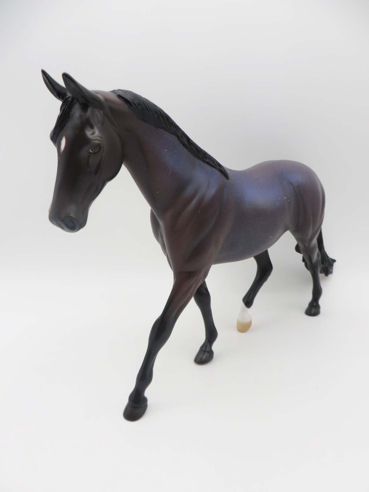 A Knife & No Coin OOAK Dark Bay Roan Pony By Ellen Robbins SHCF23